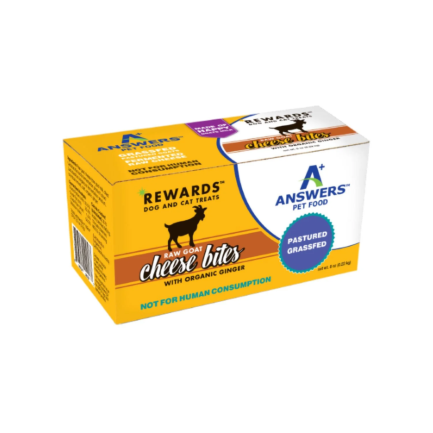 Answers Goat Milk Cheese Treat Ginger 8oz - Image 3