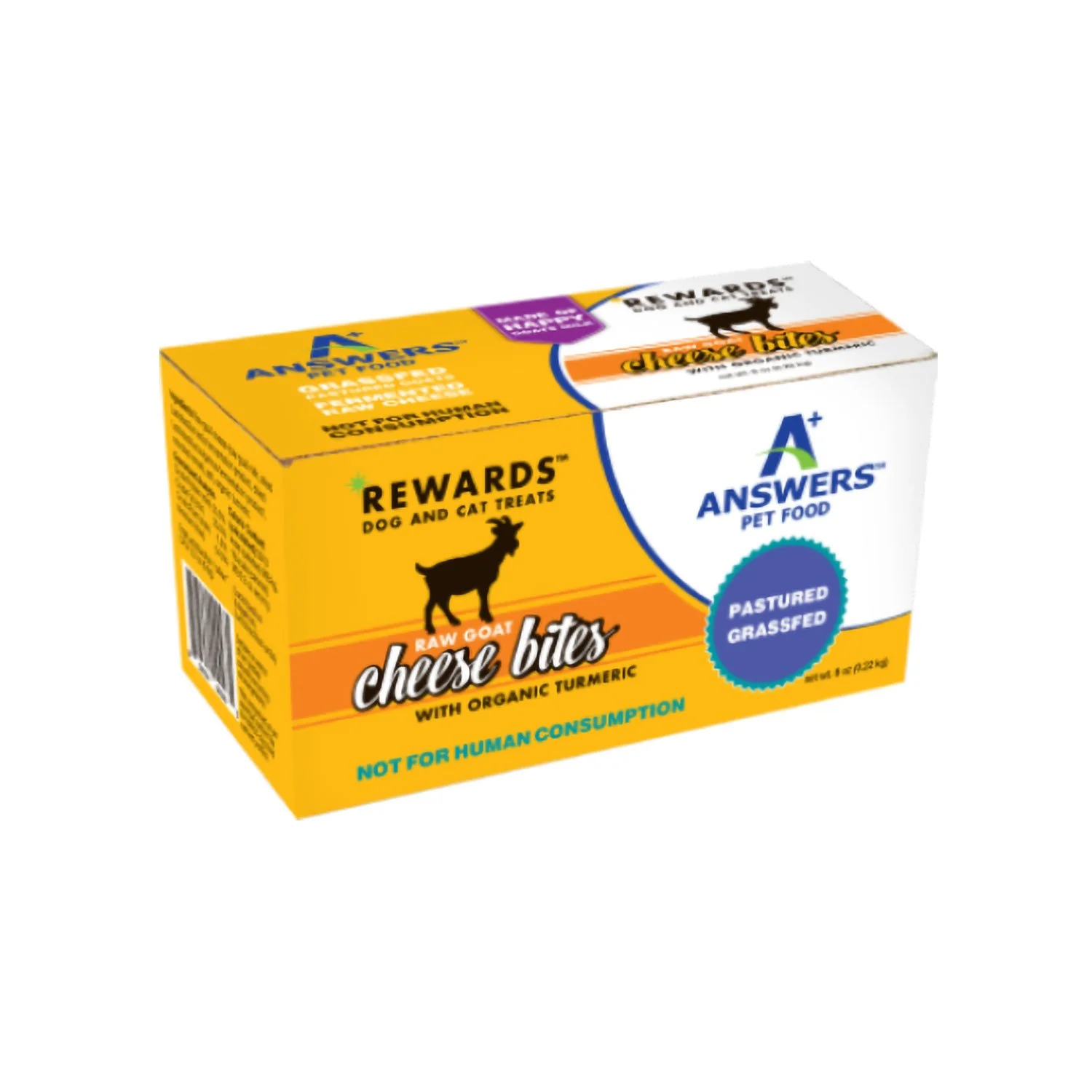 Answers Goat Milk Cheese Treat Turmeric 8oz - Image 3