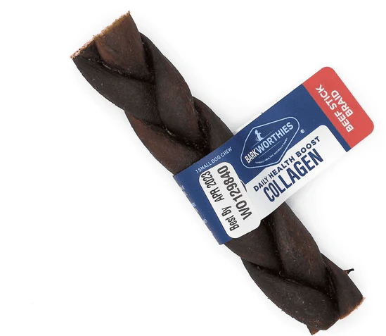 Barkworthies Collagen Braided 5" Case of 50