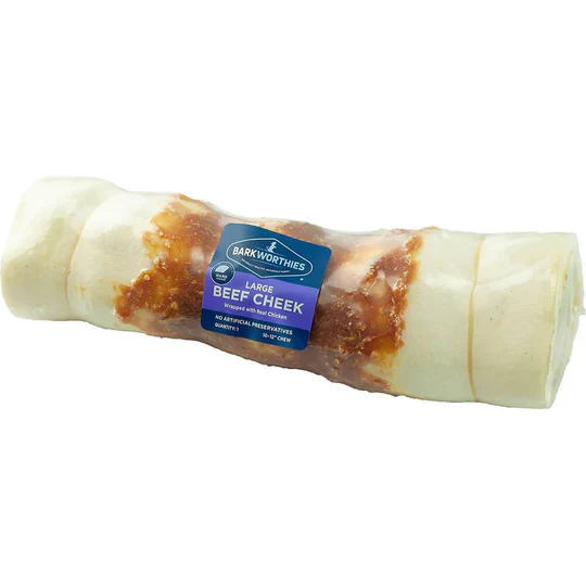 Barkworthies Collagen Wrapped Chicken 12" Case of 25