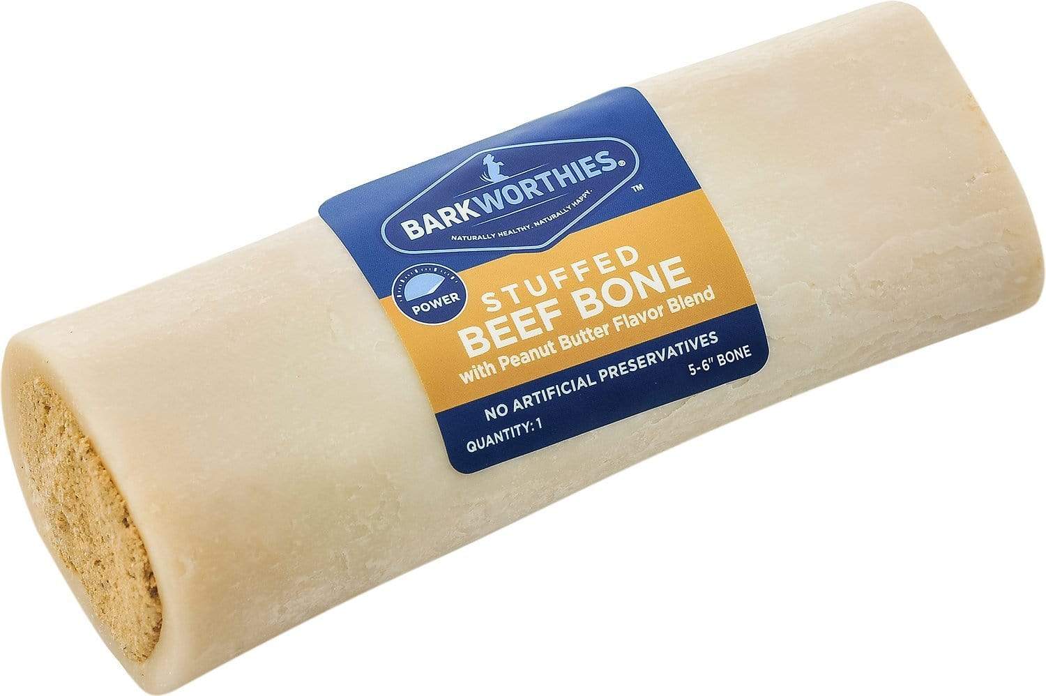 Barkworthies PB Stuffed Bone 5-6" CASE