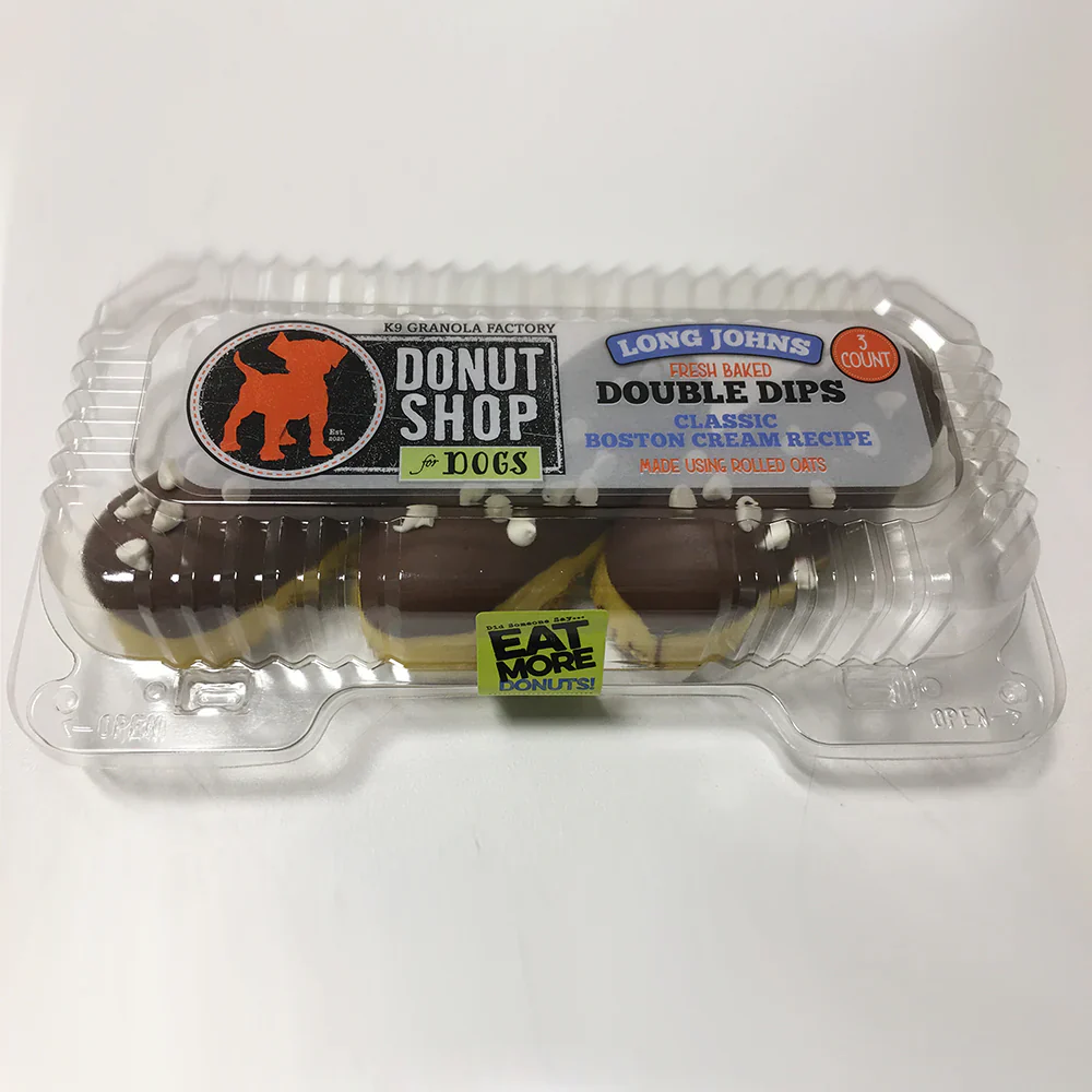 K9 Granola Boston Cream Long Johns 3ct