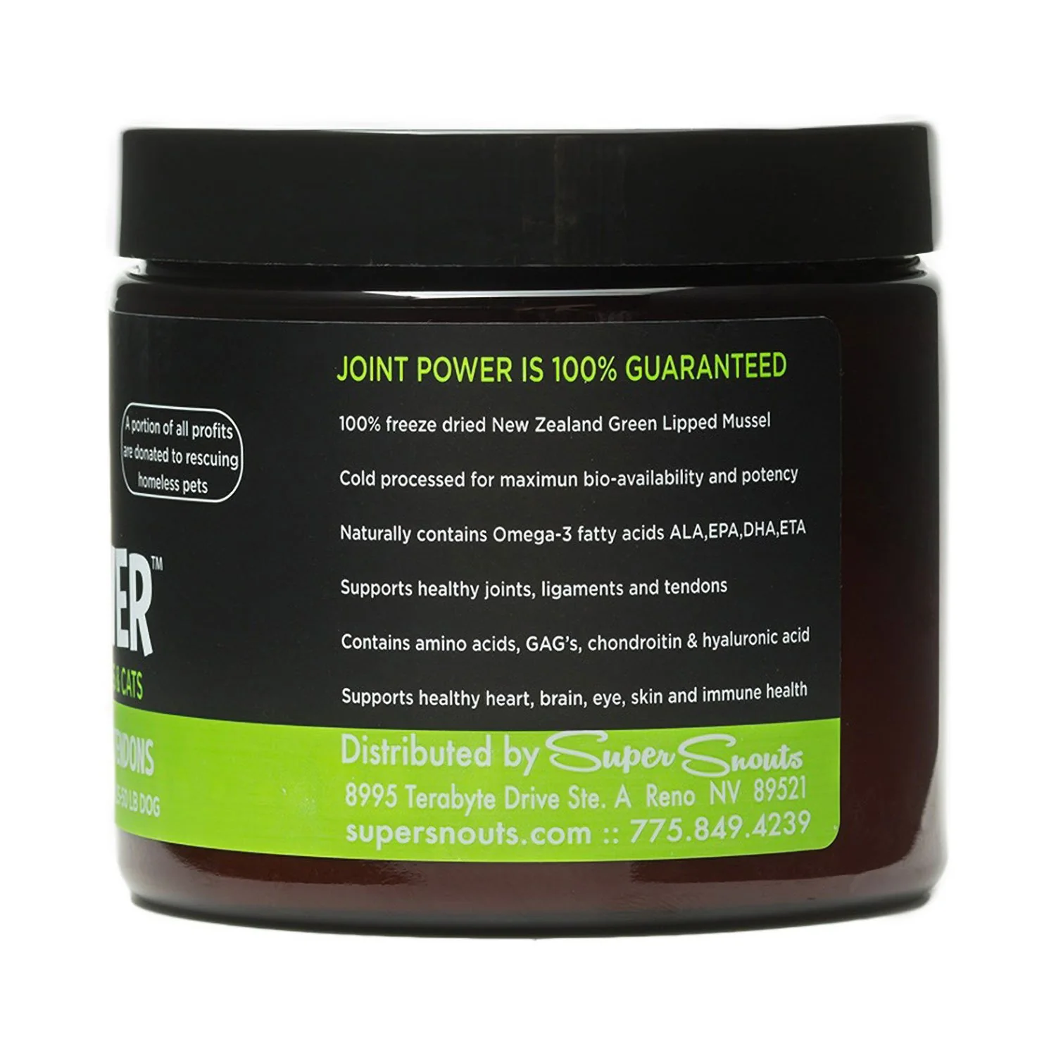 Diggin Super Snouts Joint Powder Green Lipped Mussel 3oz - Image 3