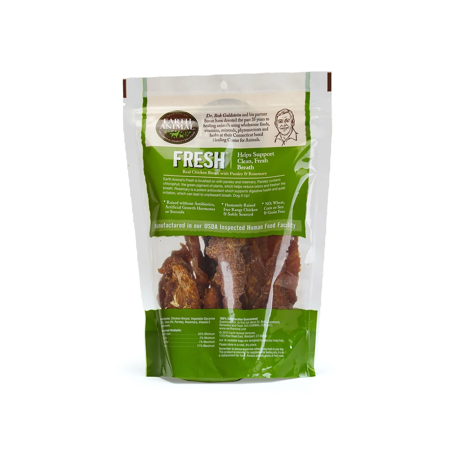 Earth Animal Chicken Cuts Fresh Breath 8oz - Image 2