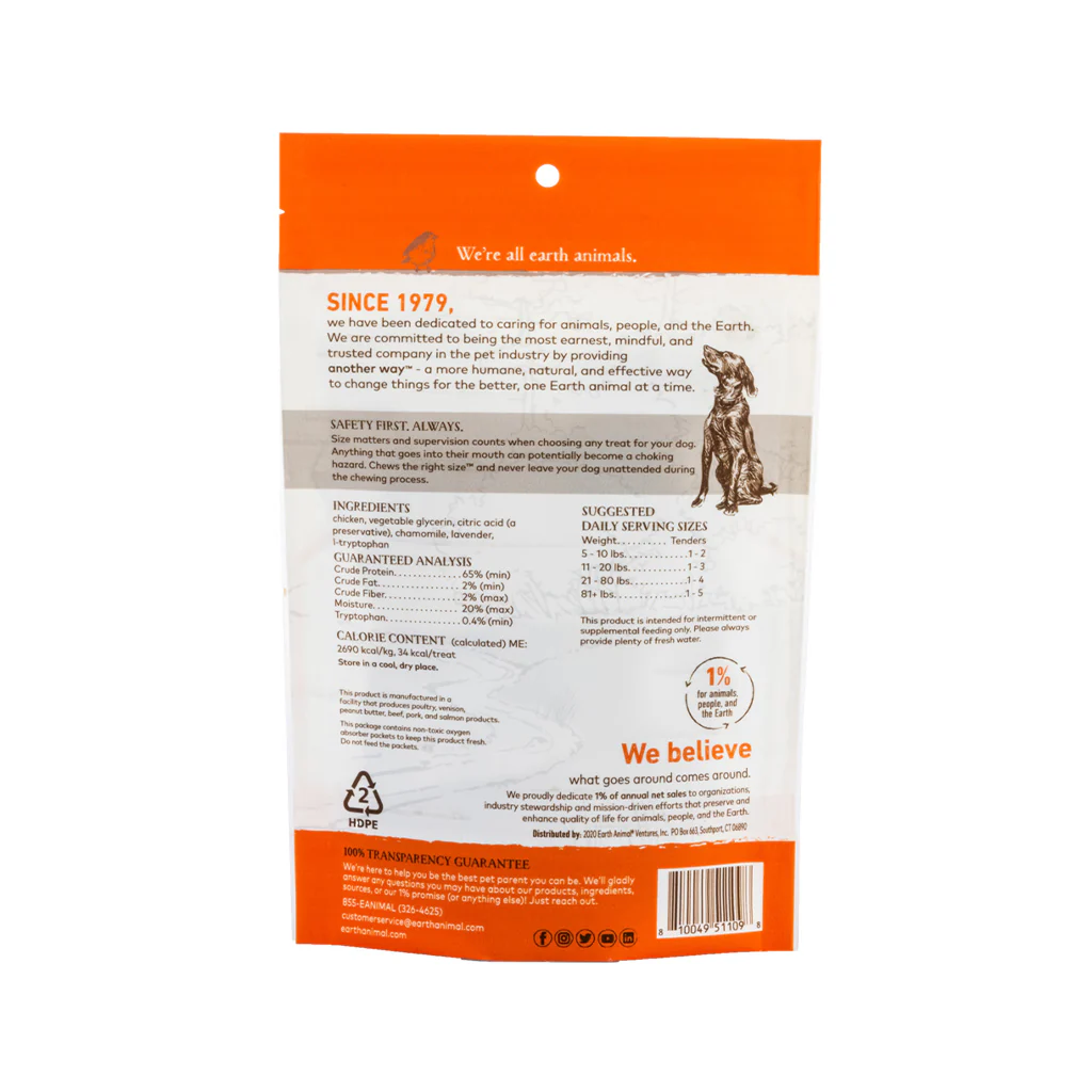 Earth Animal Chicken Tenders Mellow 4oz - Image 2
