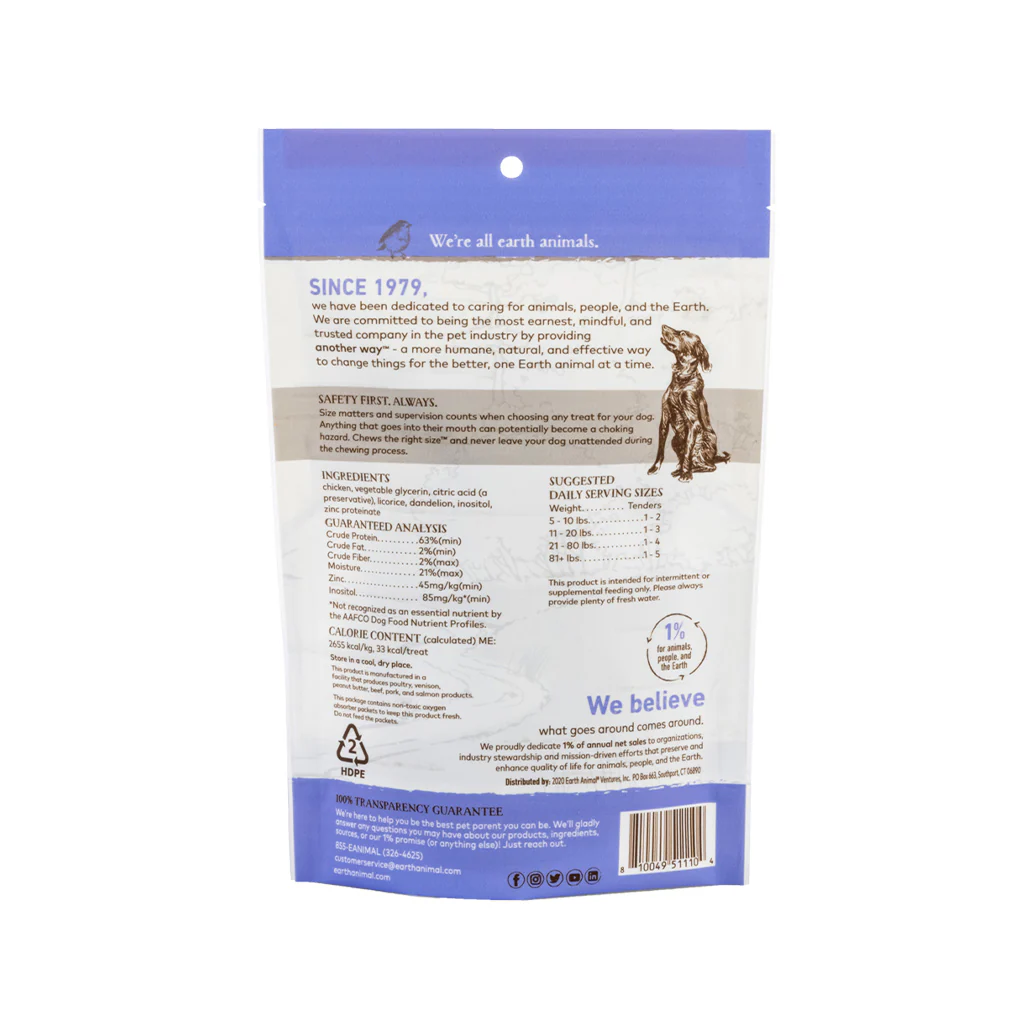 Earth Animal Chicken Tenders Shine 4oz - Image 2