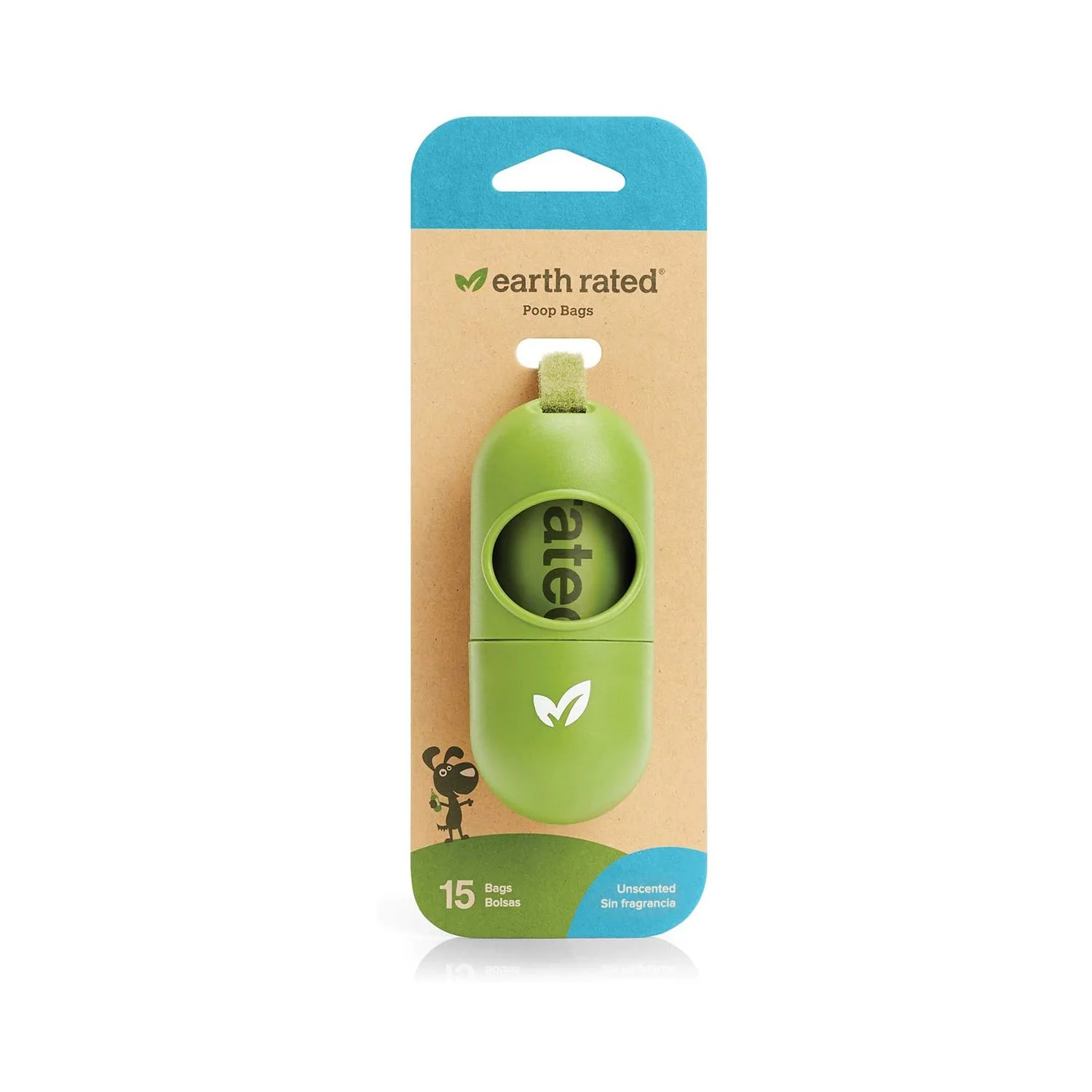 Earth Rated Poopbags Dispenser Unscented 15 Bags