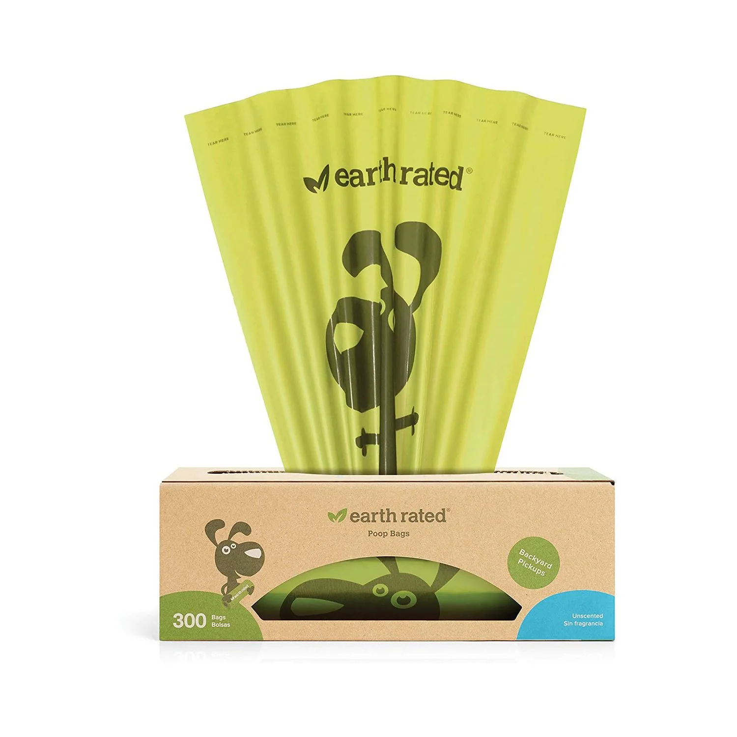 Earth Rated Poopbags Unscented Box of 300