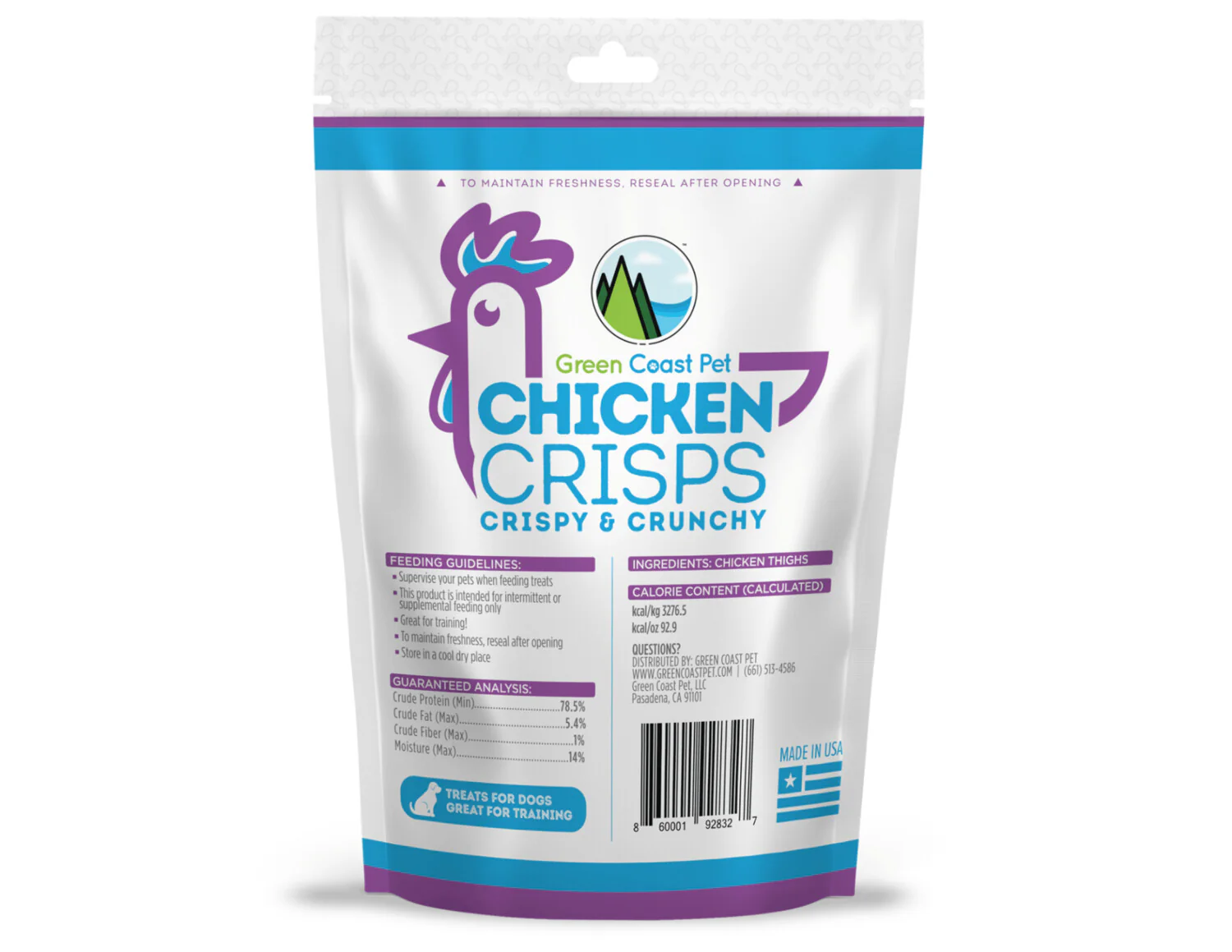 GREEN COAST CHICKEN CRISPS 4oz - Image 2