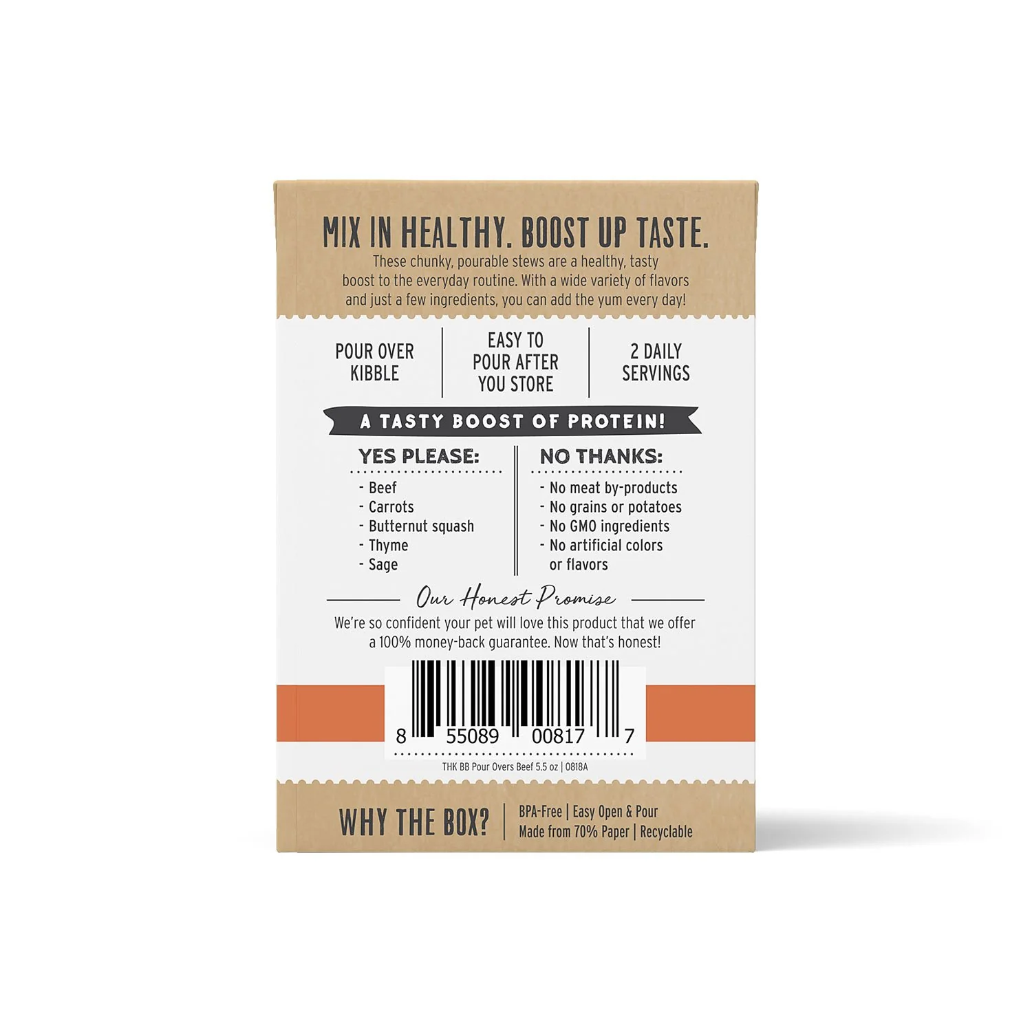 Honest Kitchen Bone Broth Pour Over Beef 5.5oz - Image 4