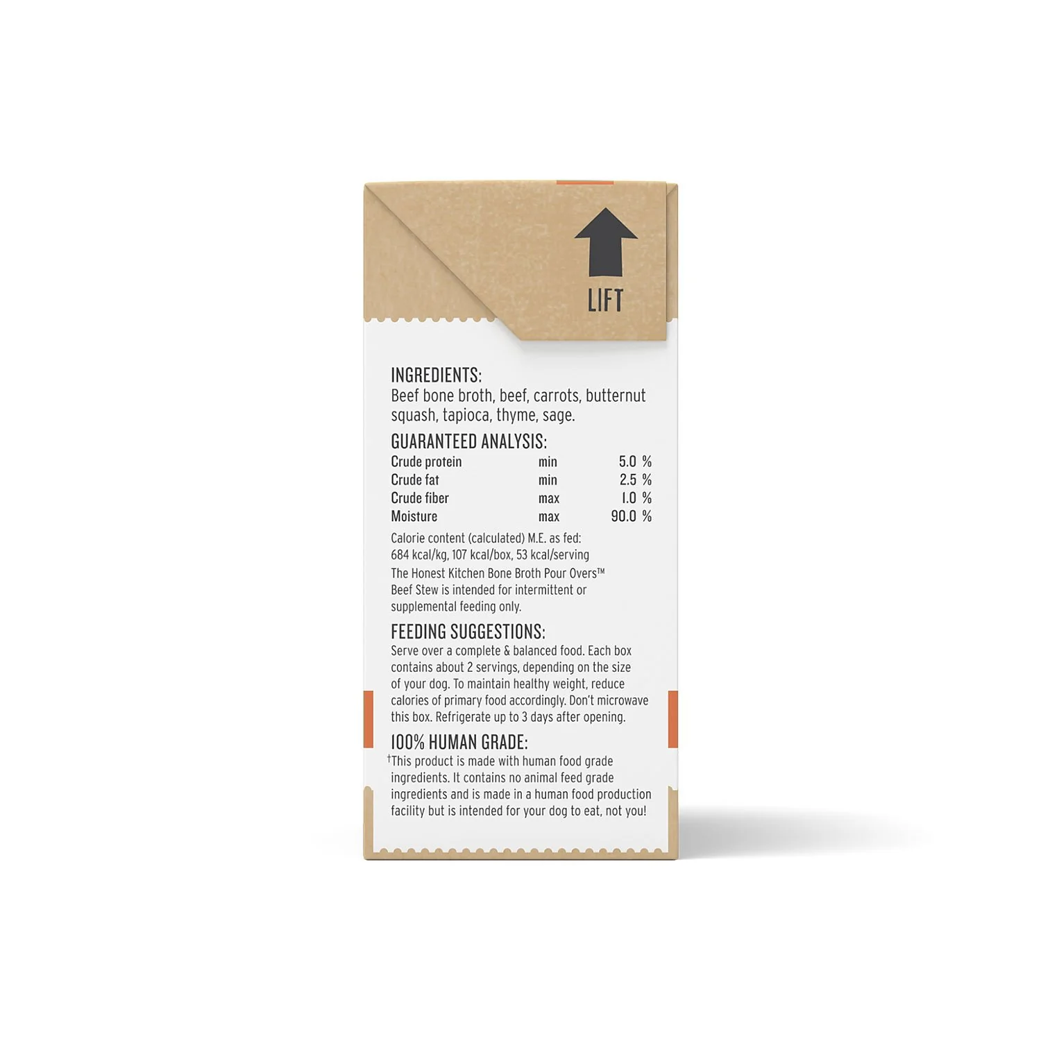 Honest Kitchen Bone Broth Pour Over Beef 5.5oz Case - Image 3