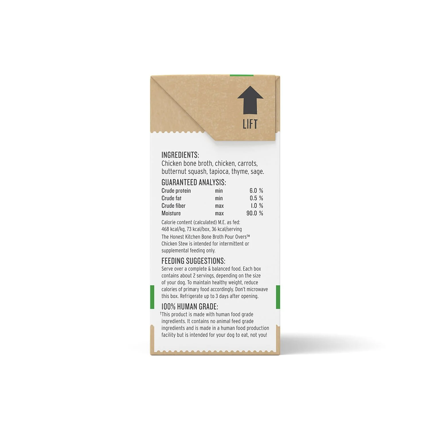 Honest Kitchen Bone Broth Pour Over Chicken 5.5oz Case - Image 3