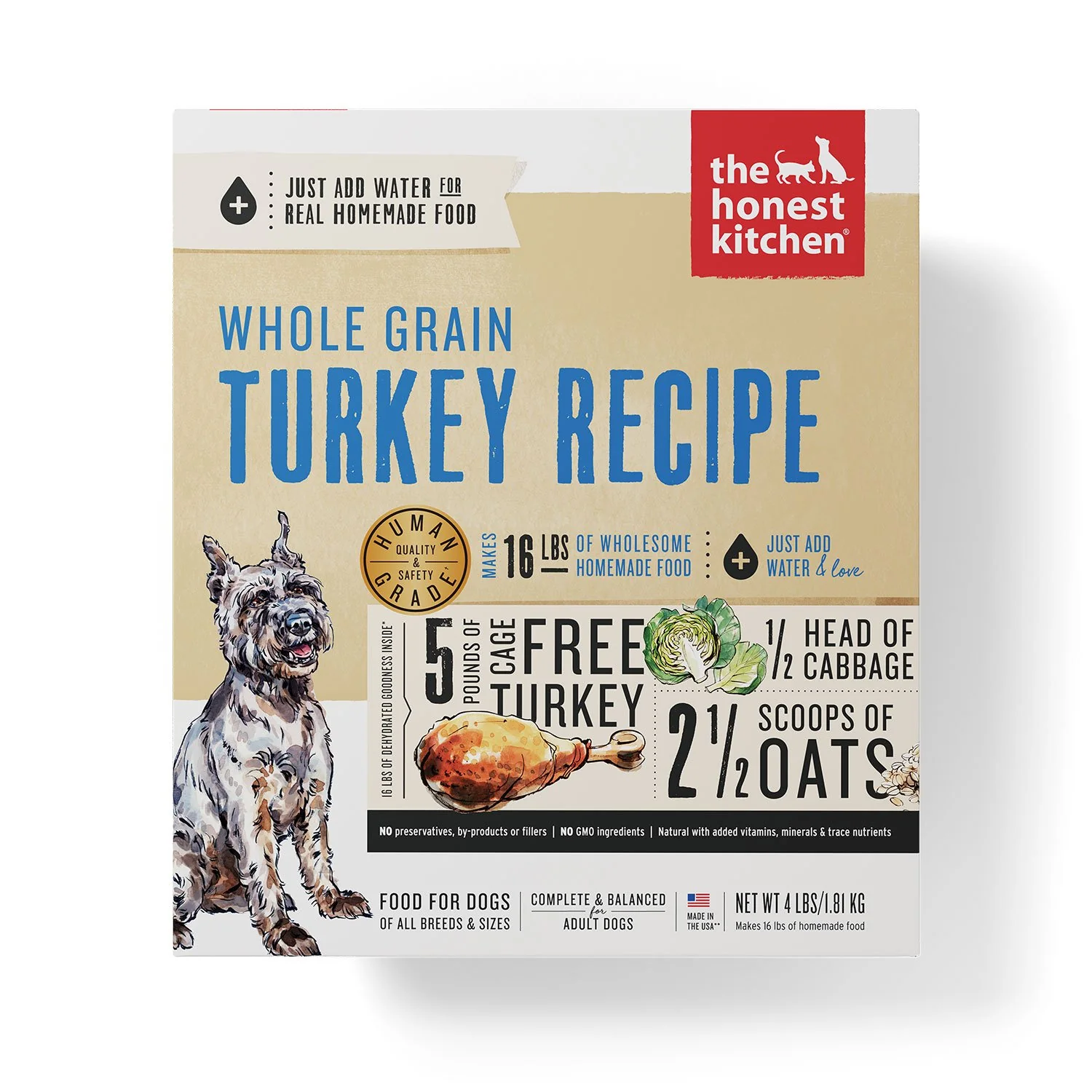 Honest Kitchen Keen Whole Grain Turkey