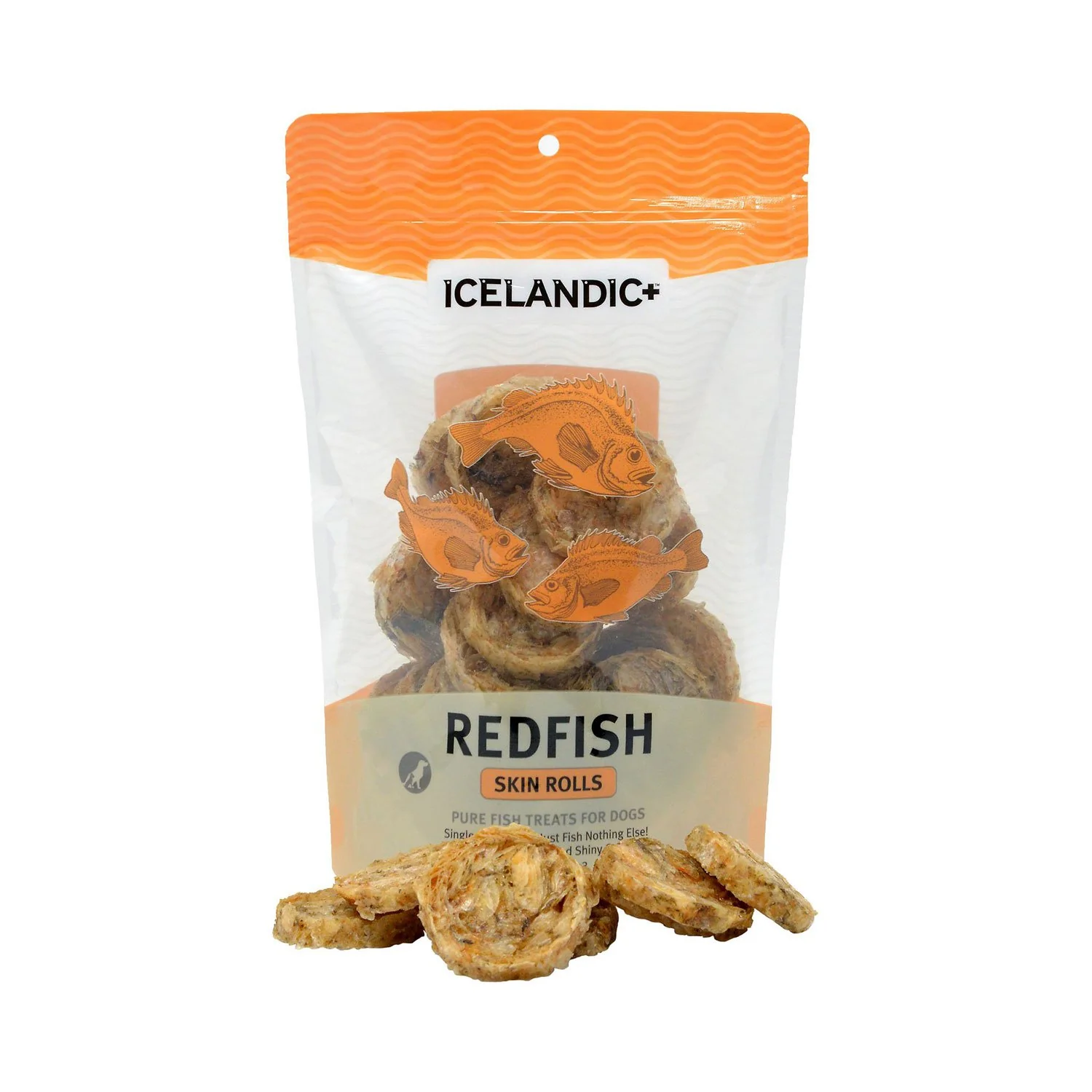 Icelandic+ Redfish Skin Roll Treat 3oz