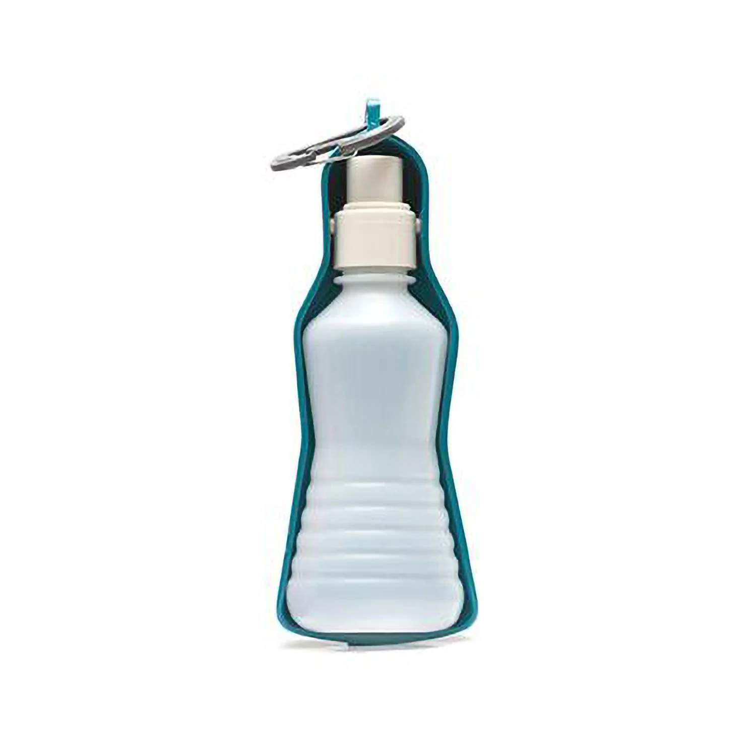 Messy Mutts Plastic Travel Water Feeder Blue