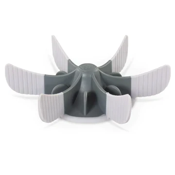 Messy Mutts Slow Feeder Bowl Insert With Suction, 7.5" X 2" Cool Grey