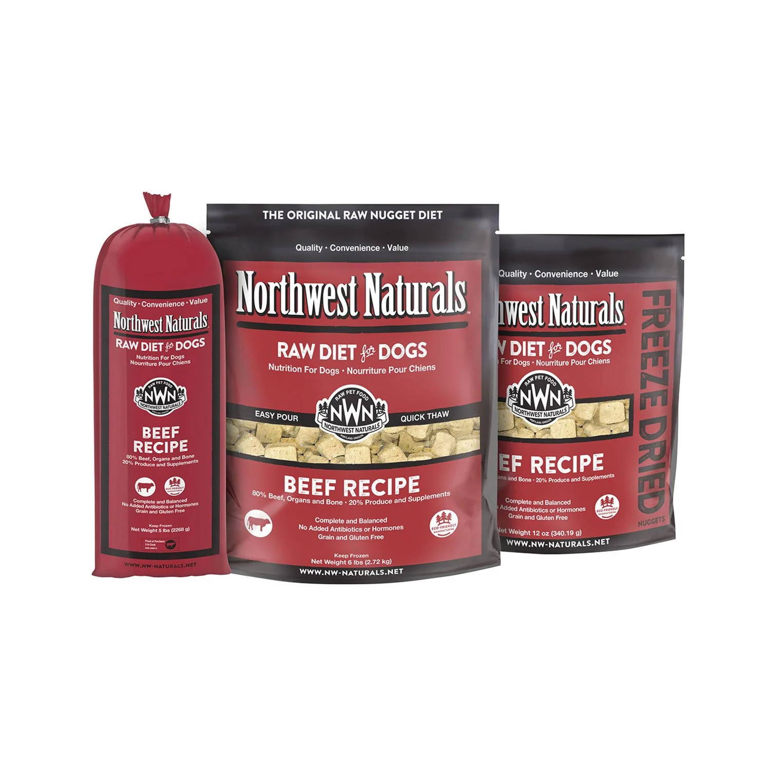 Northwest Naturals Raw Dog Beef 25lb