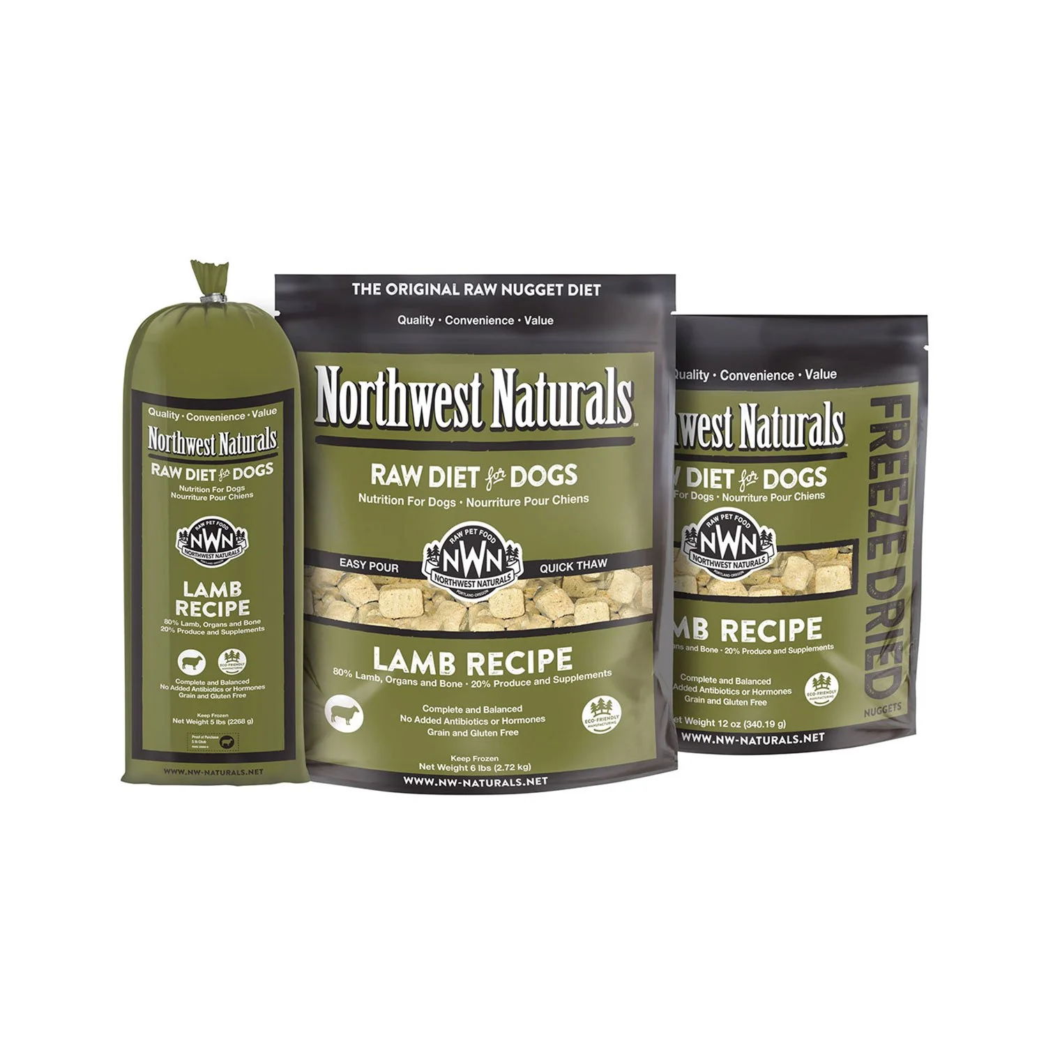 Northwest Naturals Raw Dog Lamb 25lb