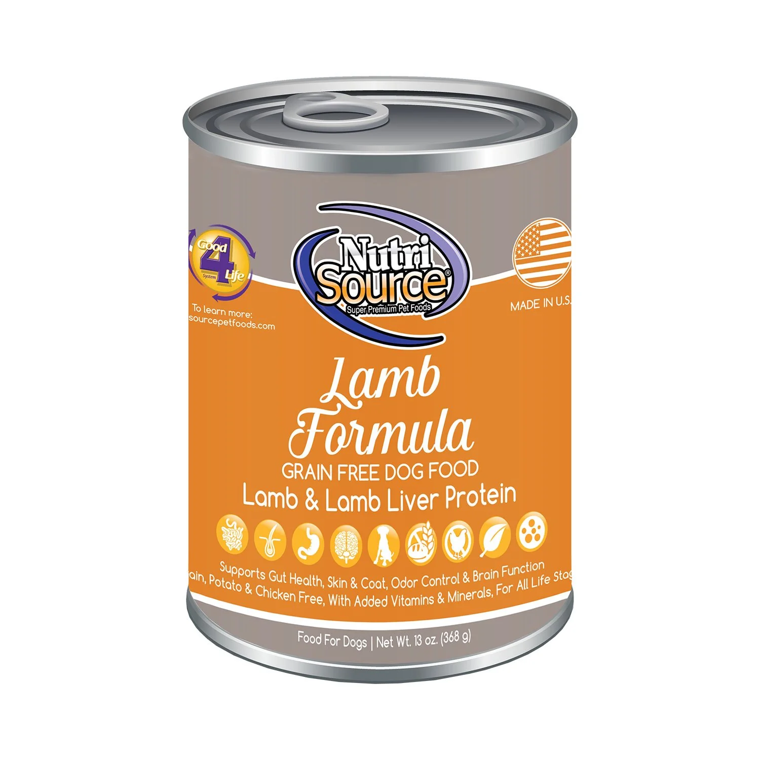 Nutrisource Grain Free Lamb Can