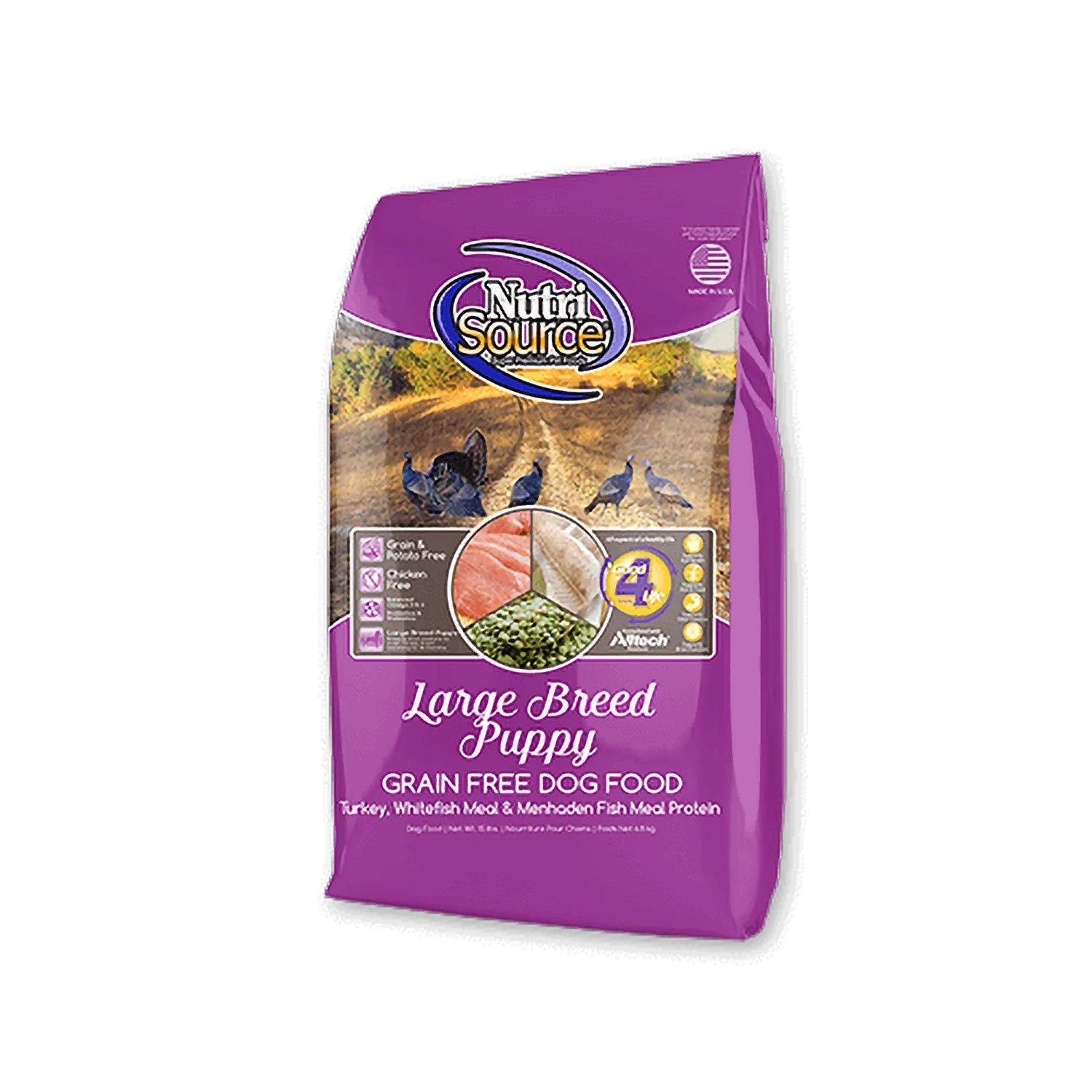 Nutrisource Grain Free Large Breed Puppy Dog 1.5lb
