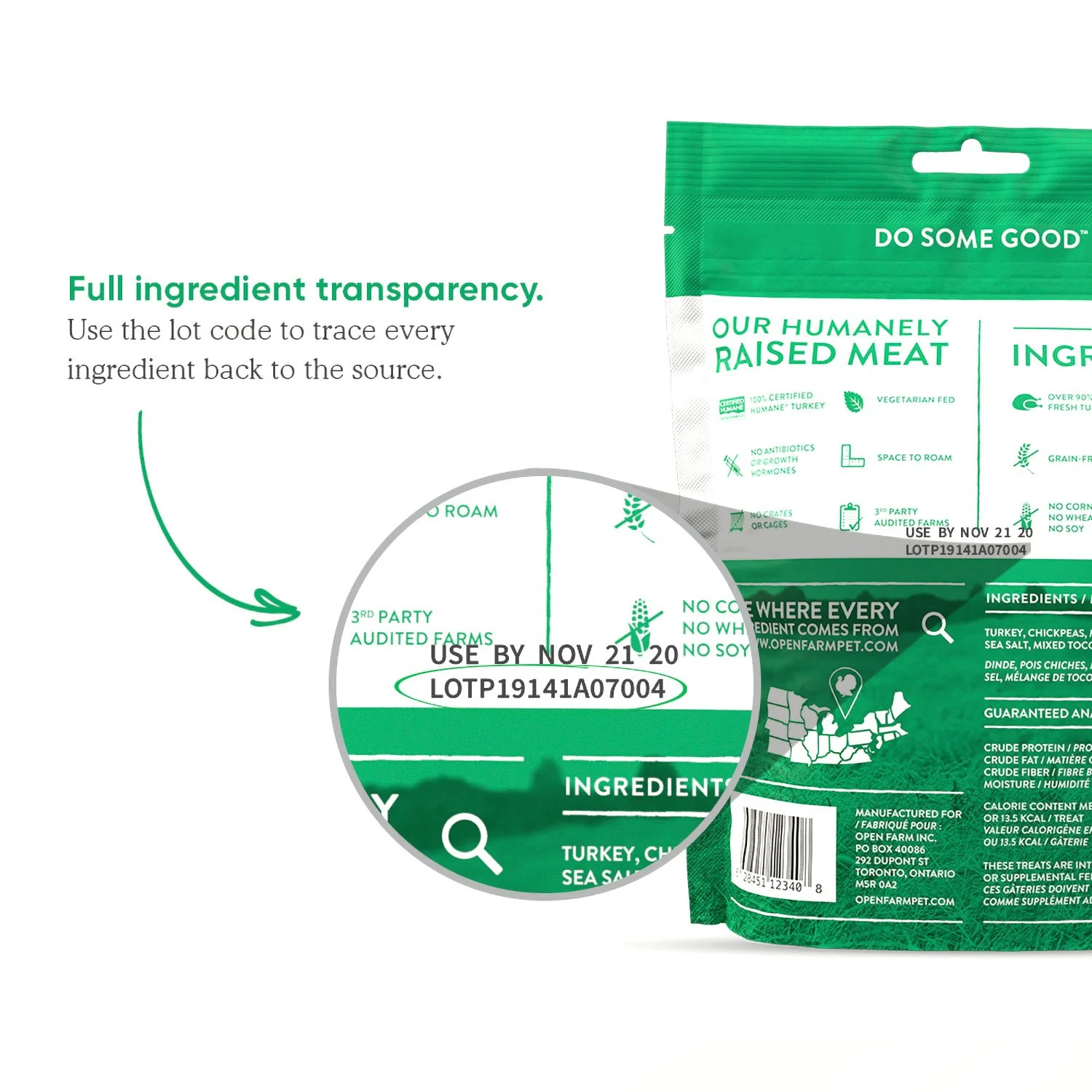 Open Farm Dehydrated Turkey 4.5oz - Image 4