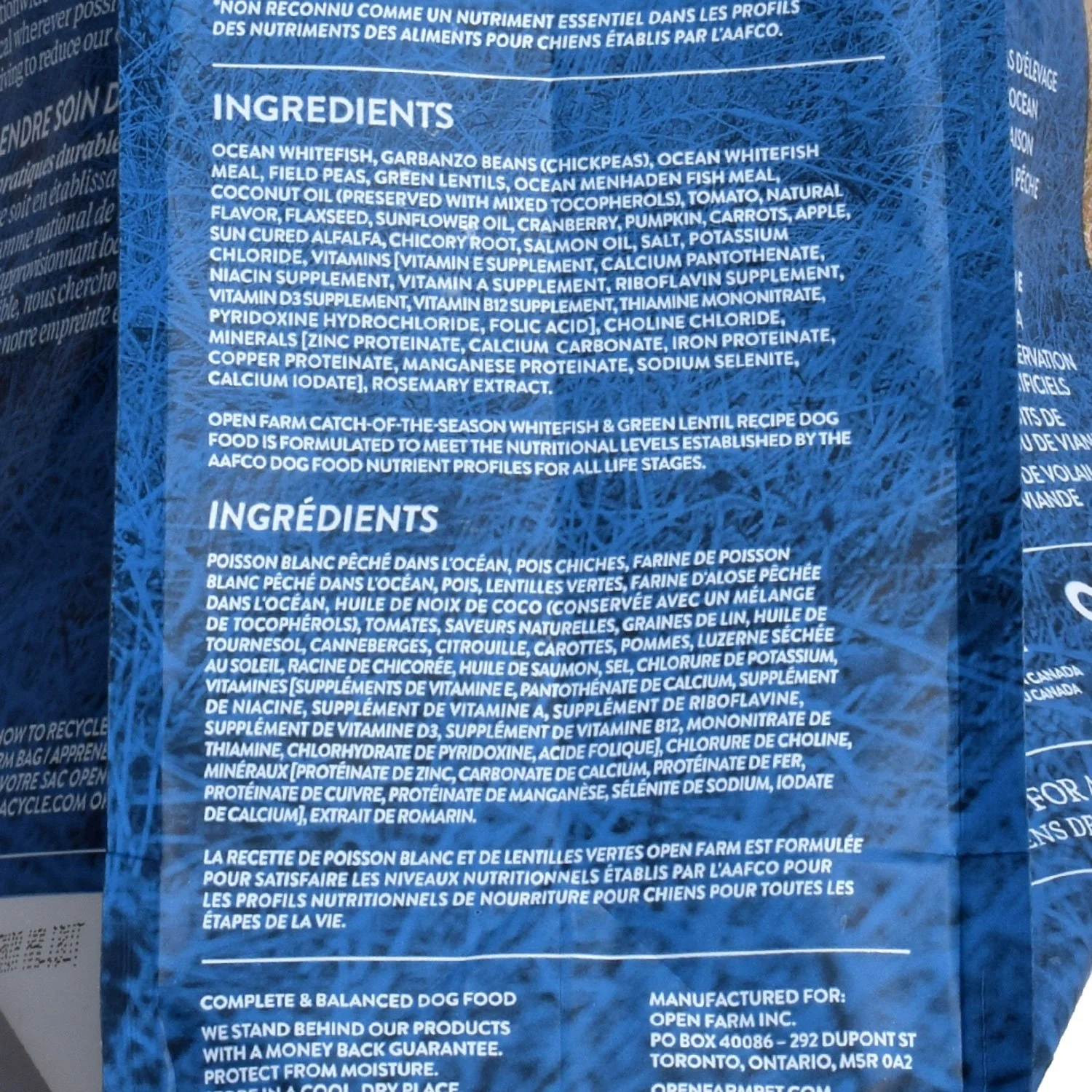 Open Farm Whitefish & Green Lentil - Image 3