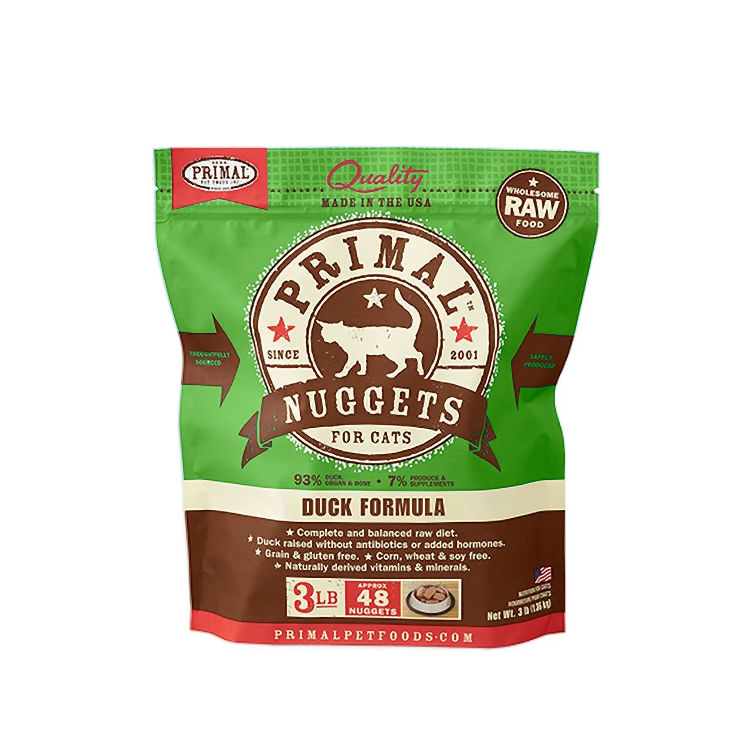 Primal Raw Cat Duck 3lb