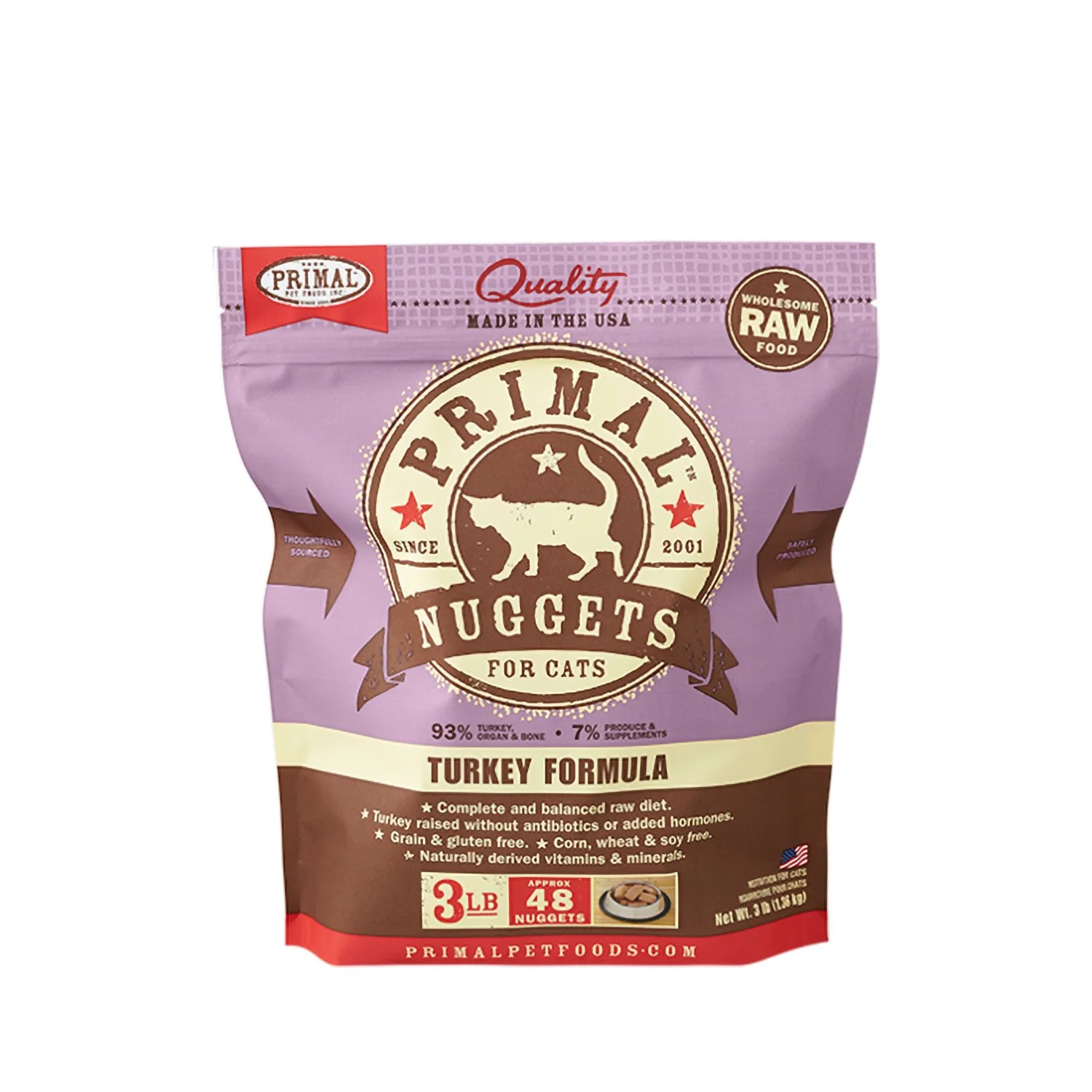 Primal Raw Cat Turkey 3lb
