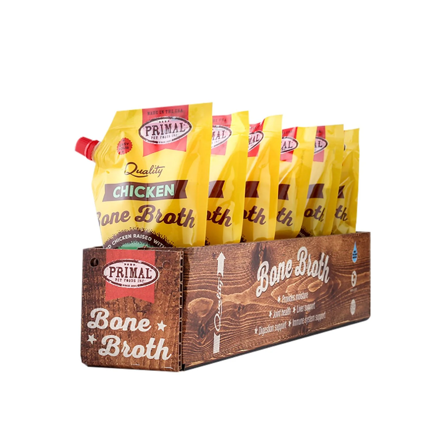 Primal Raw Chicken Bone Broth 20oz Case - Image 2