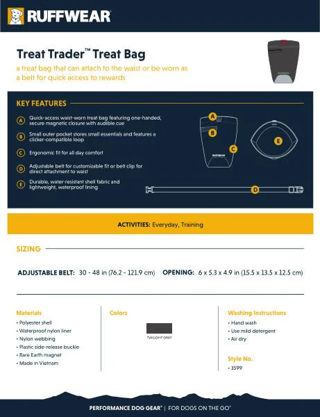 Ruffwear Treat Trader Bag - DISC - Image 5