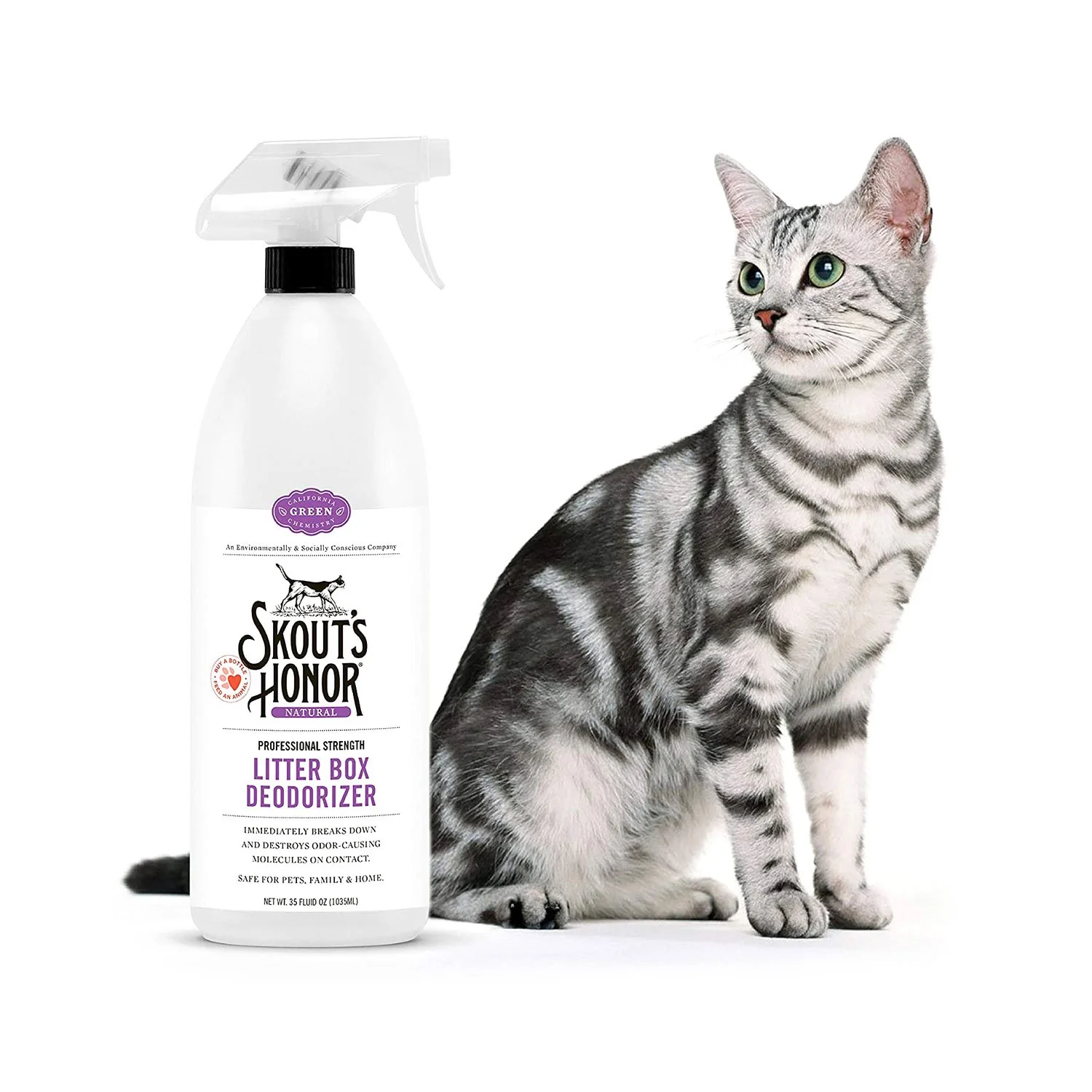 Skout's Honor Litter Box Deodorizer 32oz - Image 3
