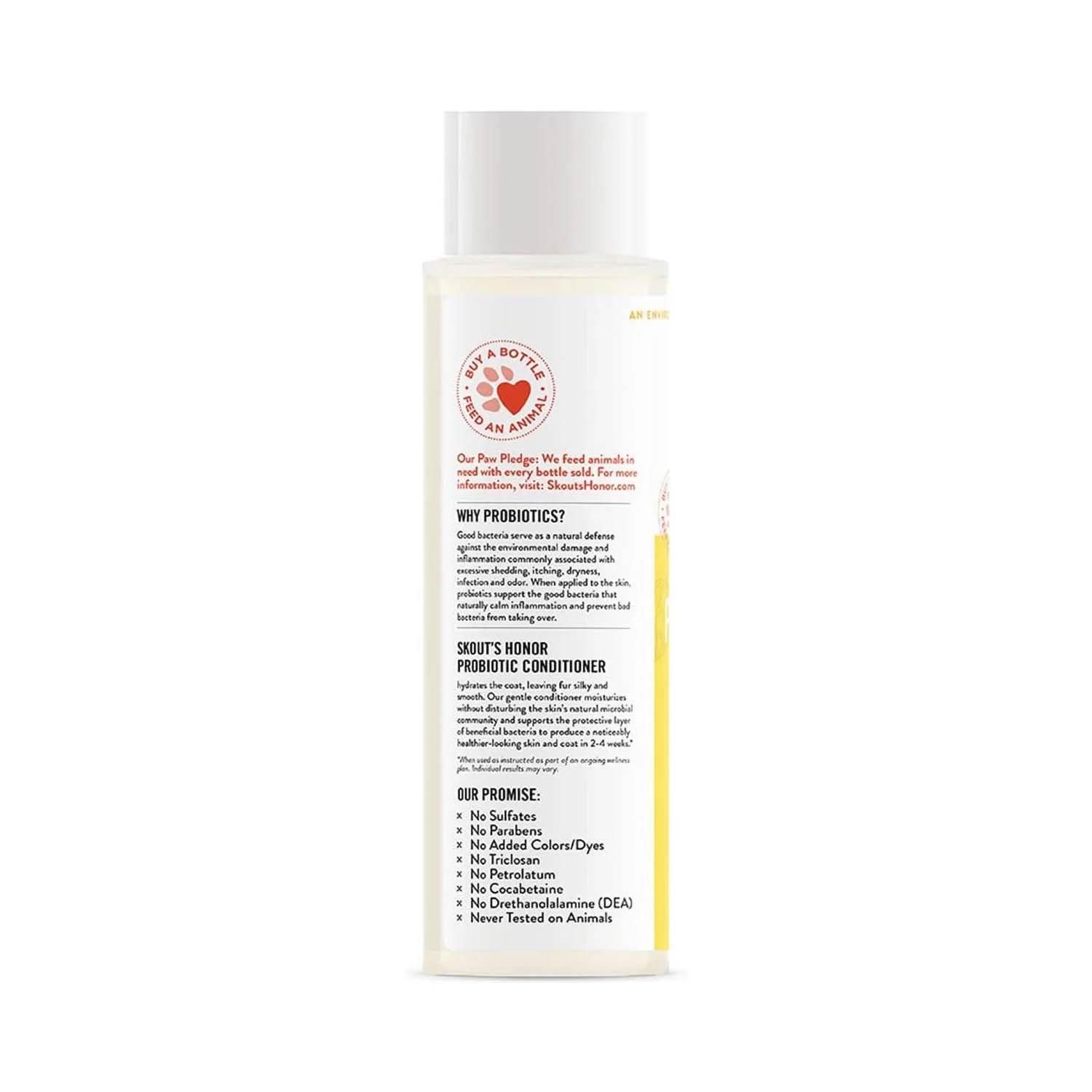 Skout's Honor Probiotic Conditioner Honeysuckle 16oz - Image 3