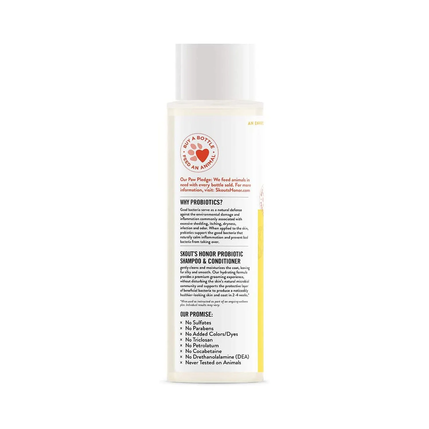 Skout's Honor Probiotic Shampoo & Conditioner Unscented 16oz - Image 3