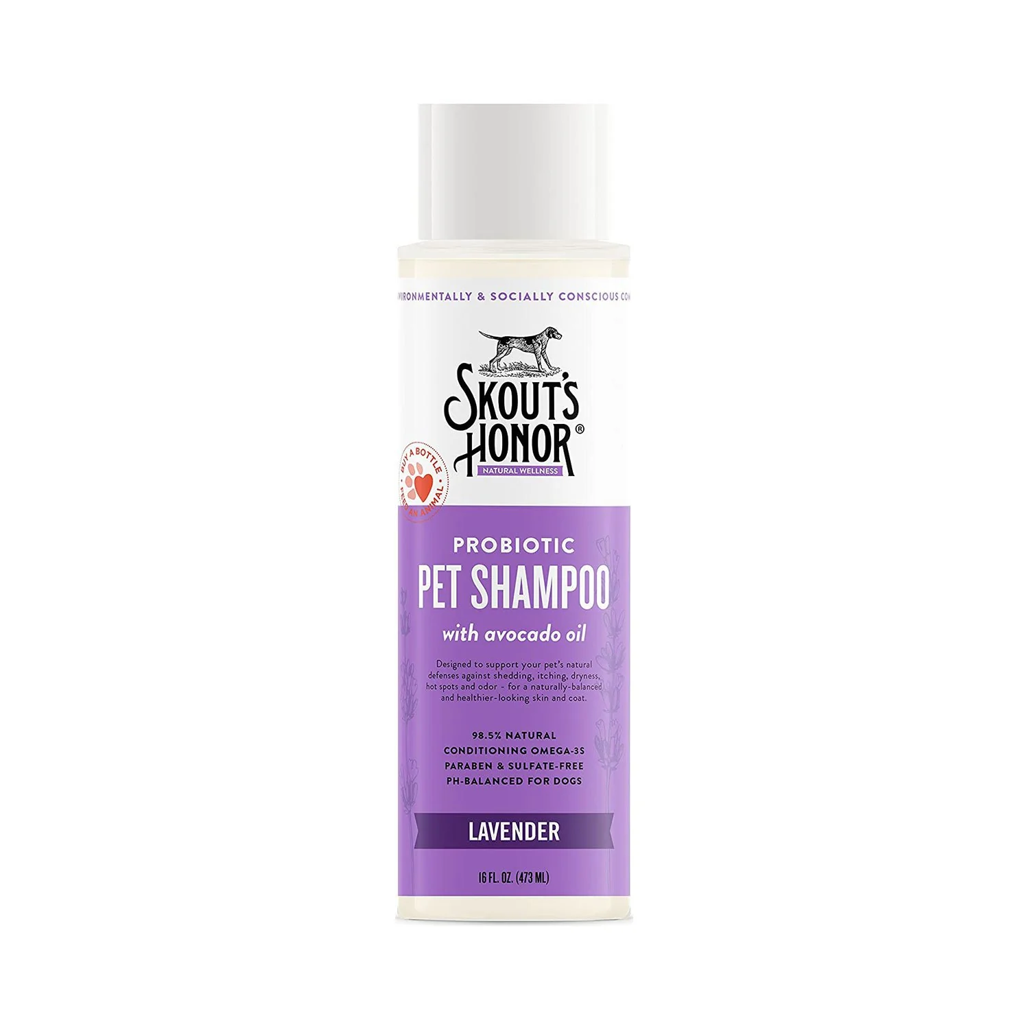 Skout's Honor Probiotic Shampoo Lavender 16oz