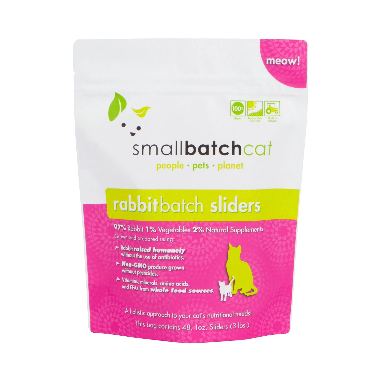 SmallBatch Cat Rabbit Sliders 3lb
