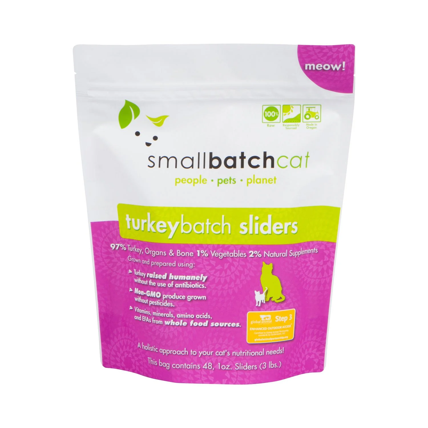 SmallBatch Cat Turkey Sliders 3lb