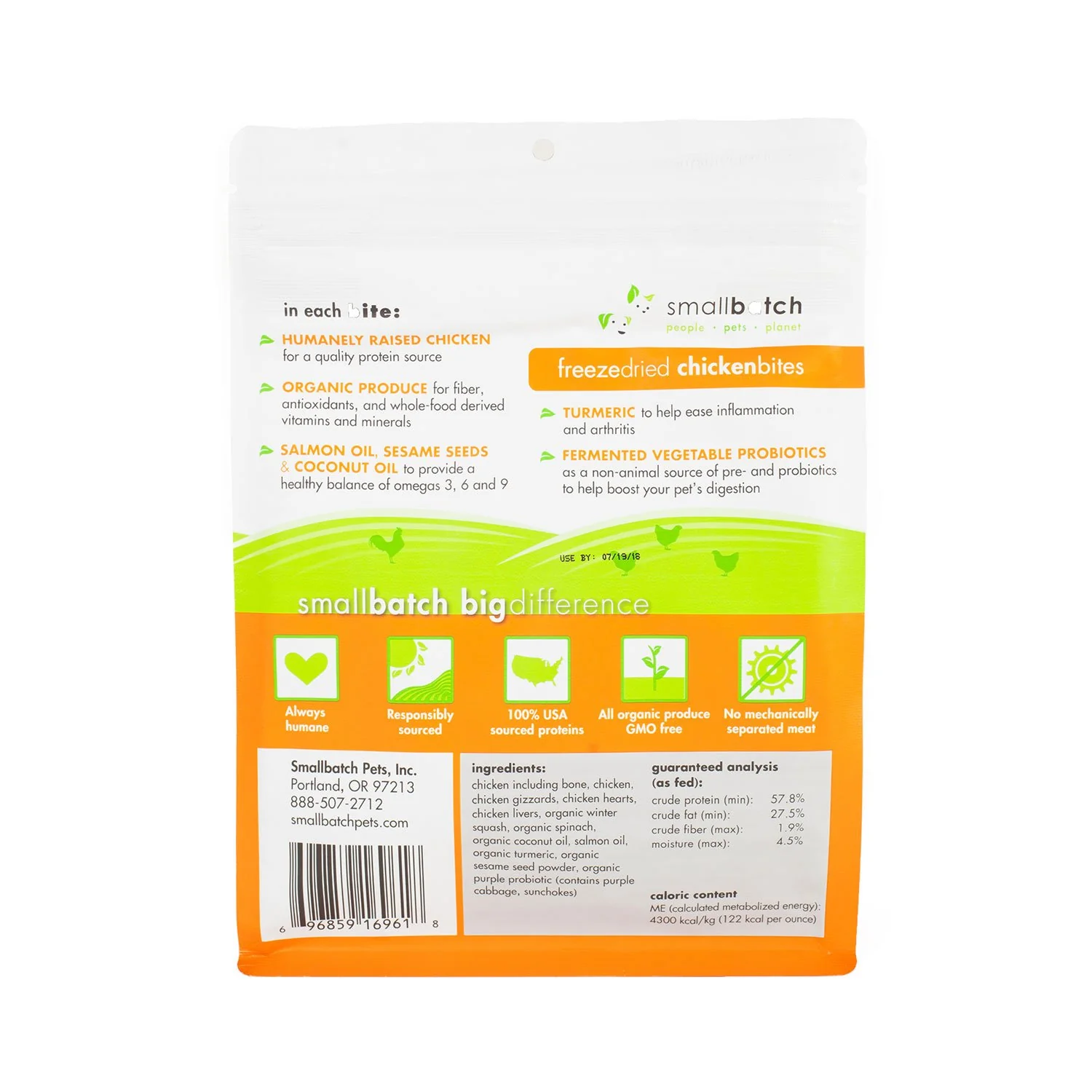 SmallBatch Freeze Dried Chicken Bites 7oz - Image 2