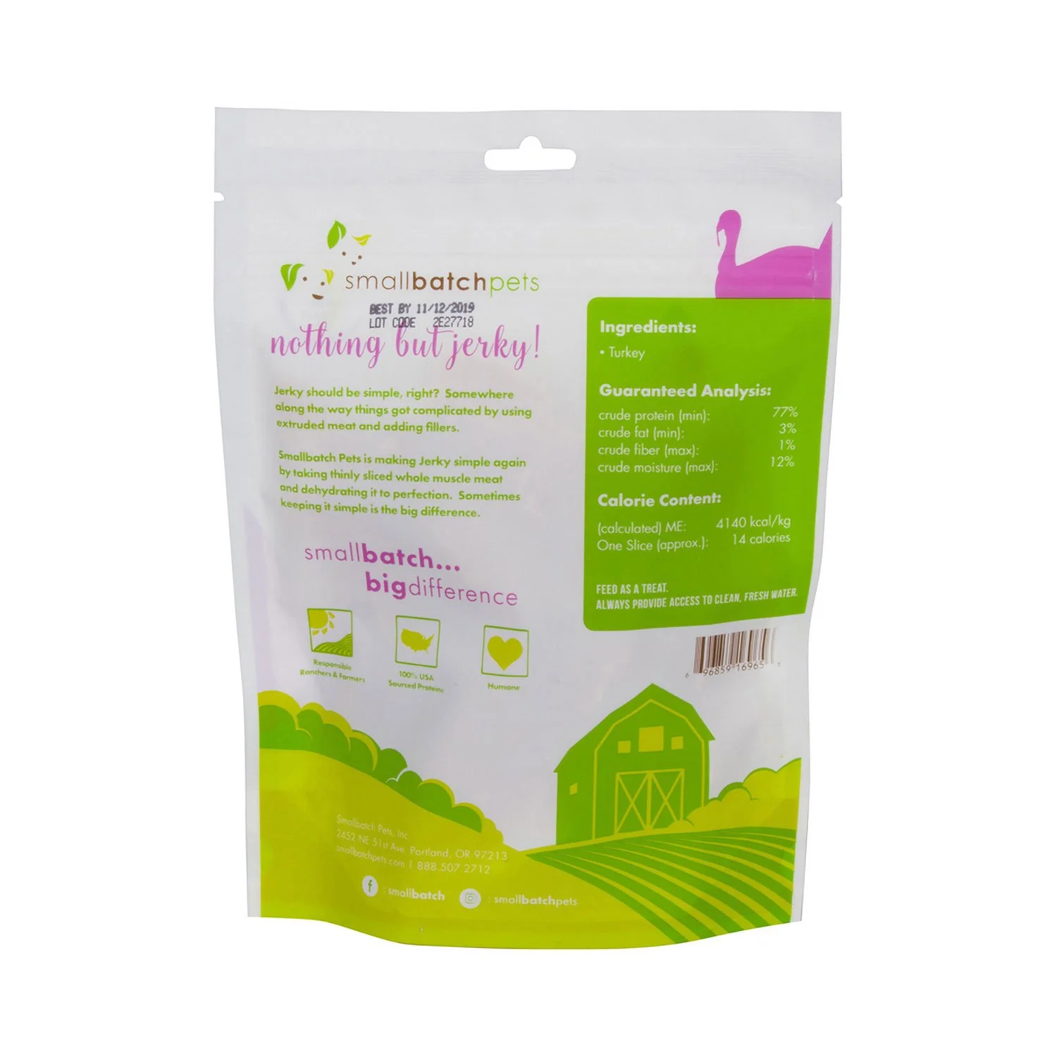 SmallBatch Turkey Jerky 4oz - Image 2