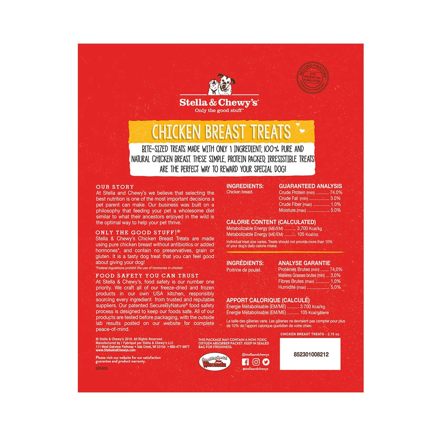 Stella & Chewy's Chicken Breast Treats 2.75oz - Image 2