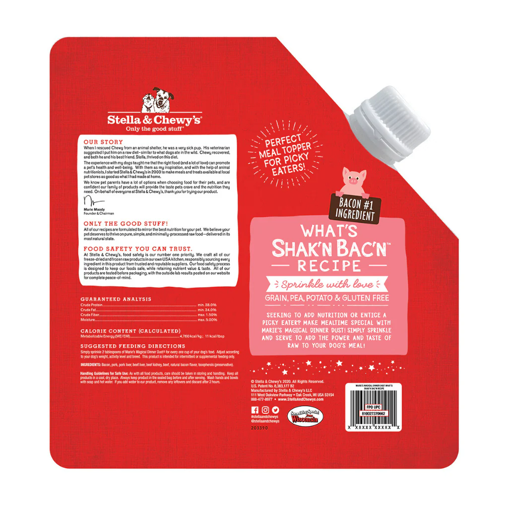 Stella & Chewy's Dinner Dust BACN 7oz - Image 2