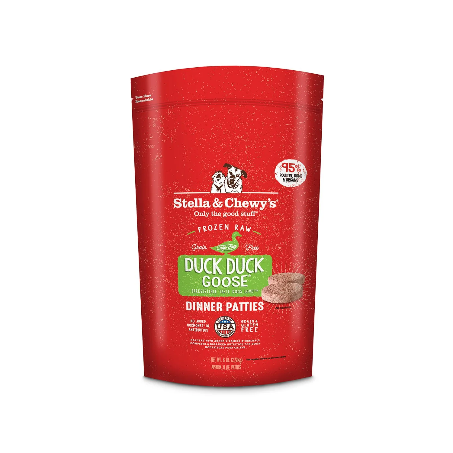 Stella & Chewy's Dog Raw Duck-Goose 6lb