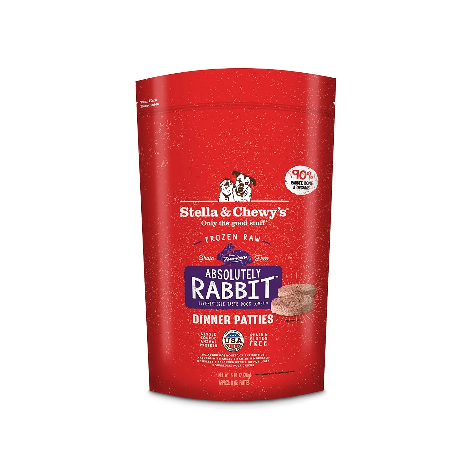 Stella & Chewy's Dog Raw Rabbit 6lb