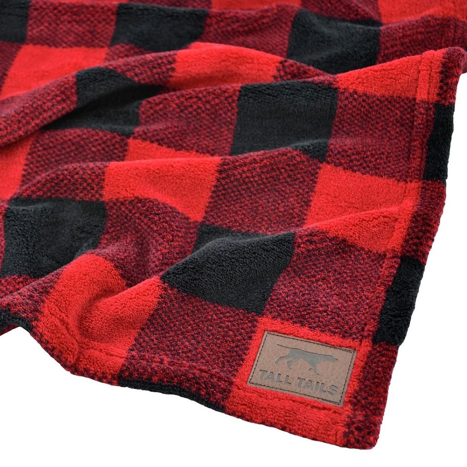 Tall Tails Fleece Blanket Hunters Plaid 30 x 40 MD - Image 2