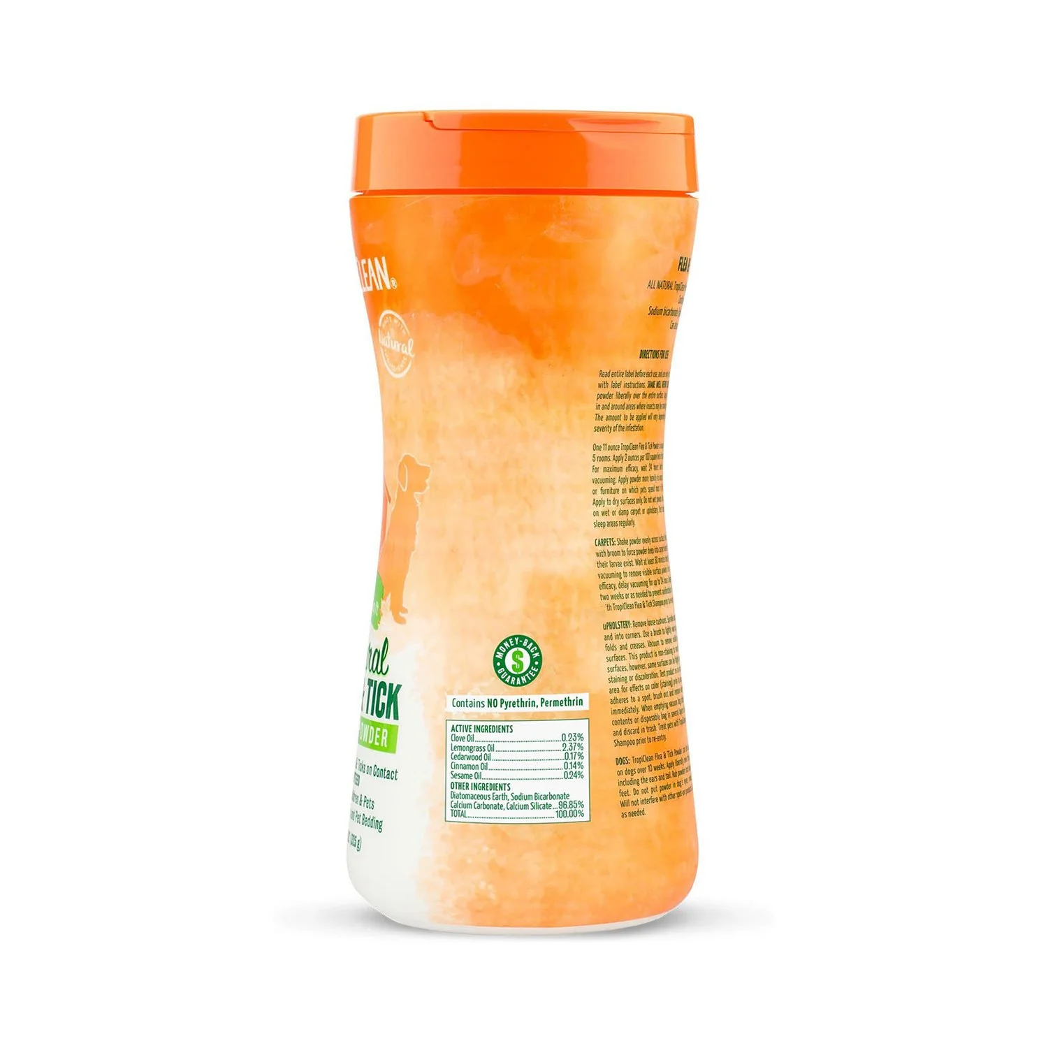 TropiClean Flea And Tick Carpet Powder 11oz - Image 2