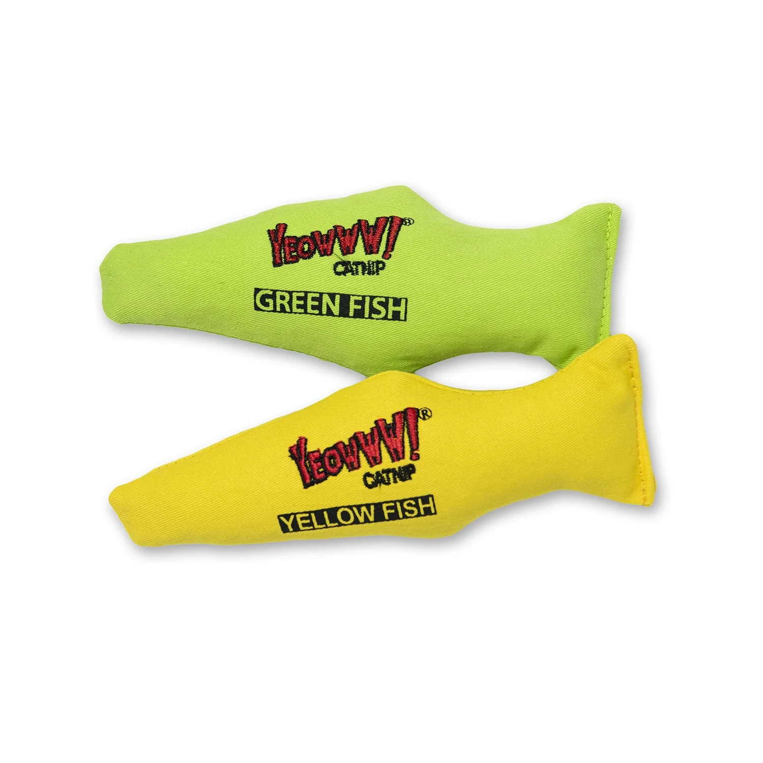 YEOWWW! Catnip Green Fish