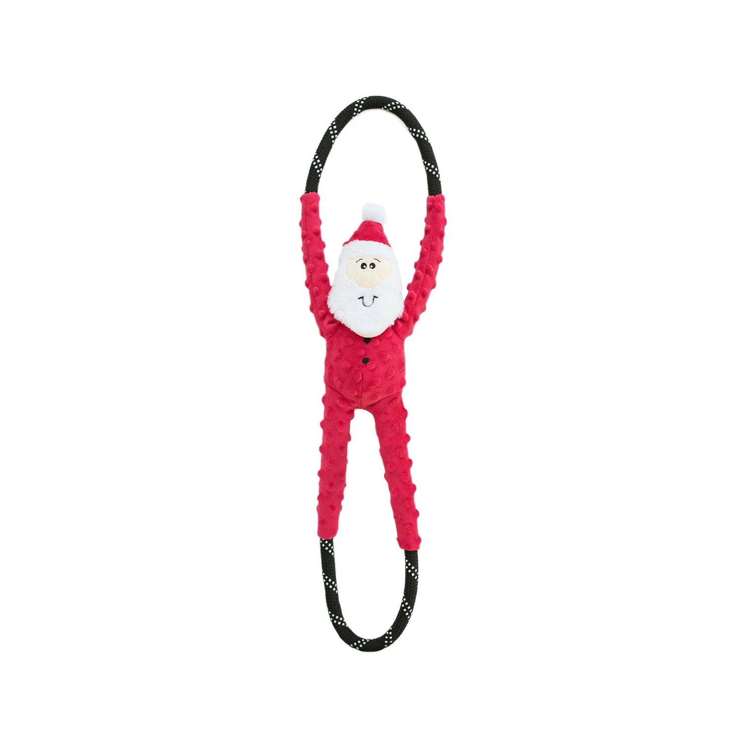 ZippyPaws Holiday RopeTugz Santa