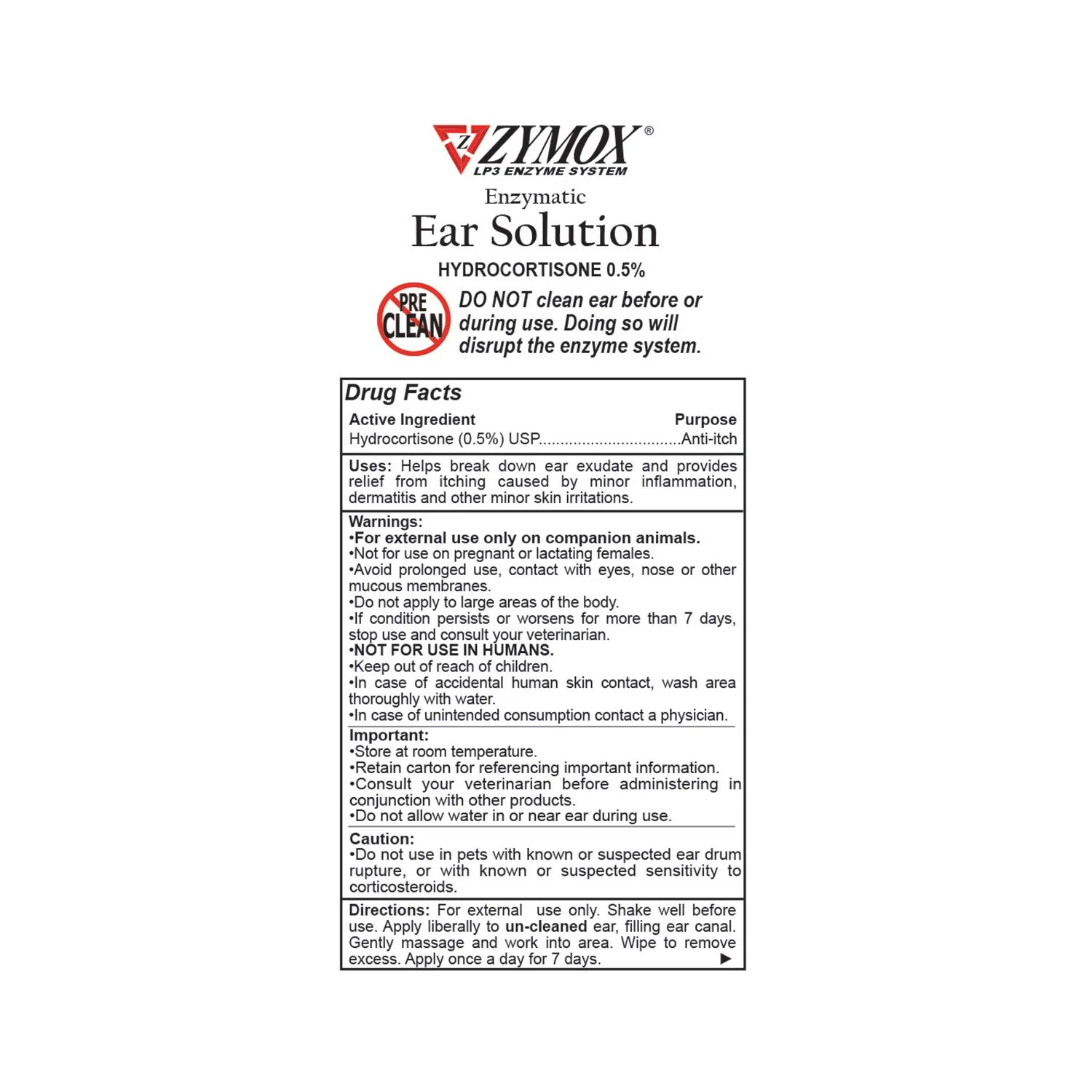 Zymox Enzymatic Ear Solution 1.25oz - Image 3