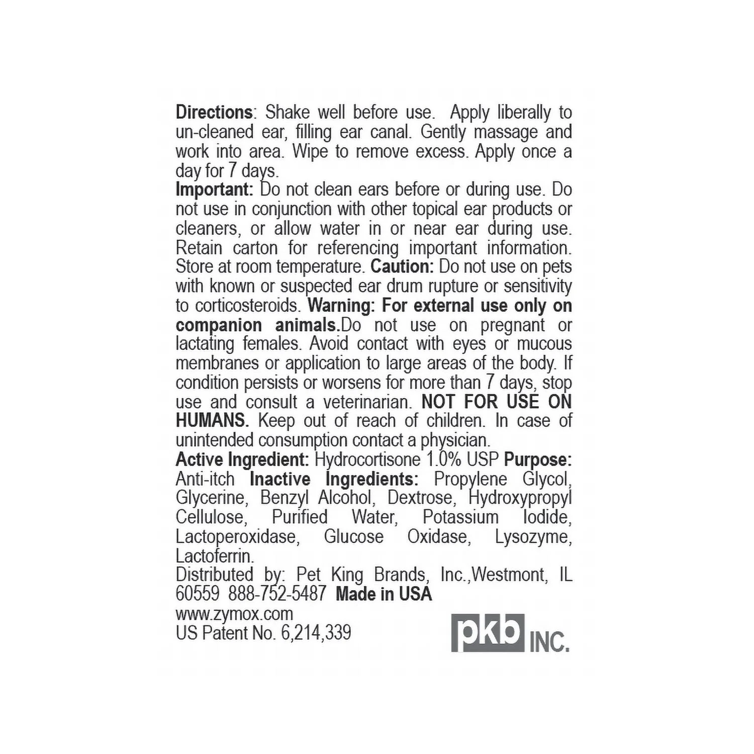 Zymox Enzymatic Ear Solution 1.25oz - Image 4