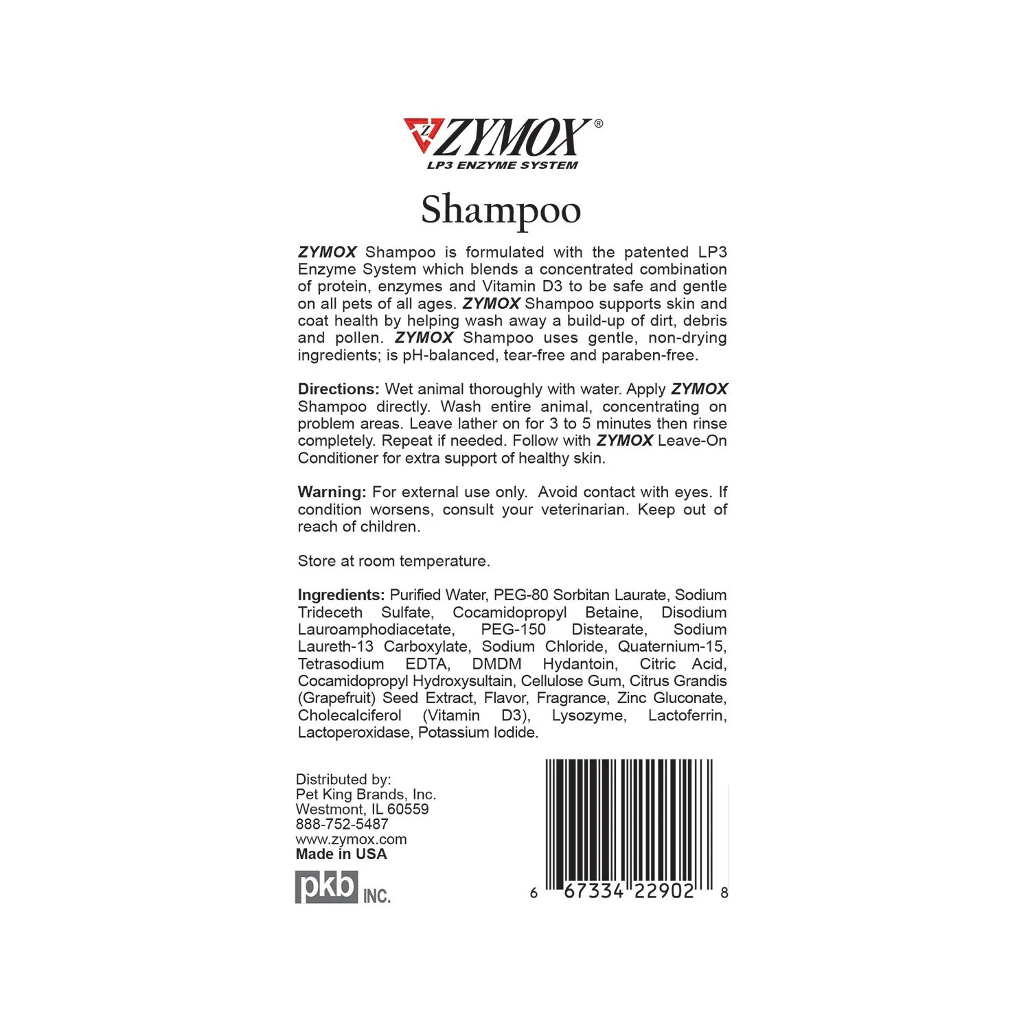Zymox Enzymatic Shampoo - Image 3