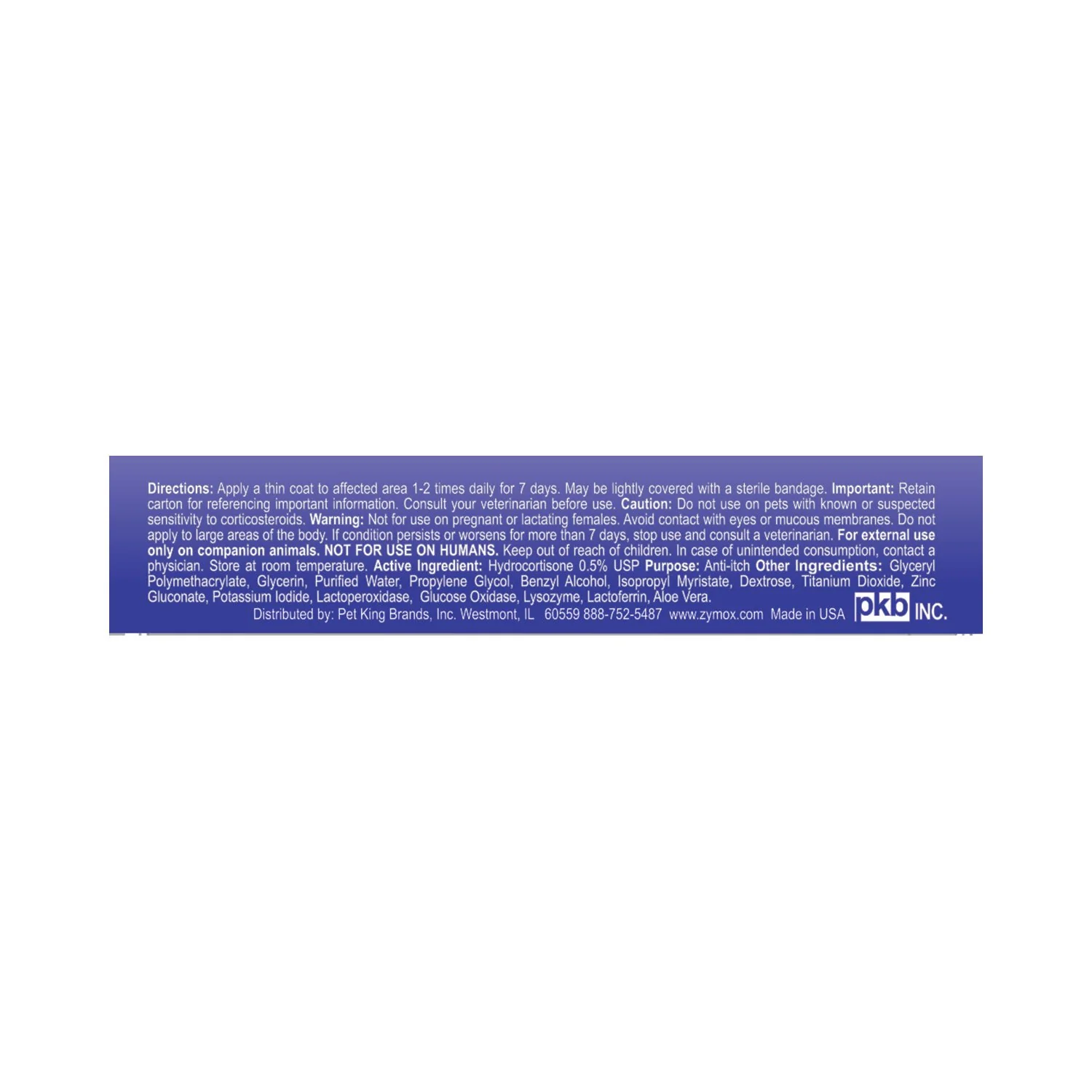Zymox Hydrocortisone Topical Cream 1oz - Image 3